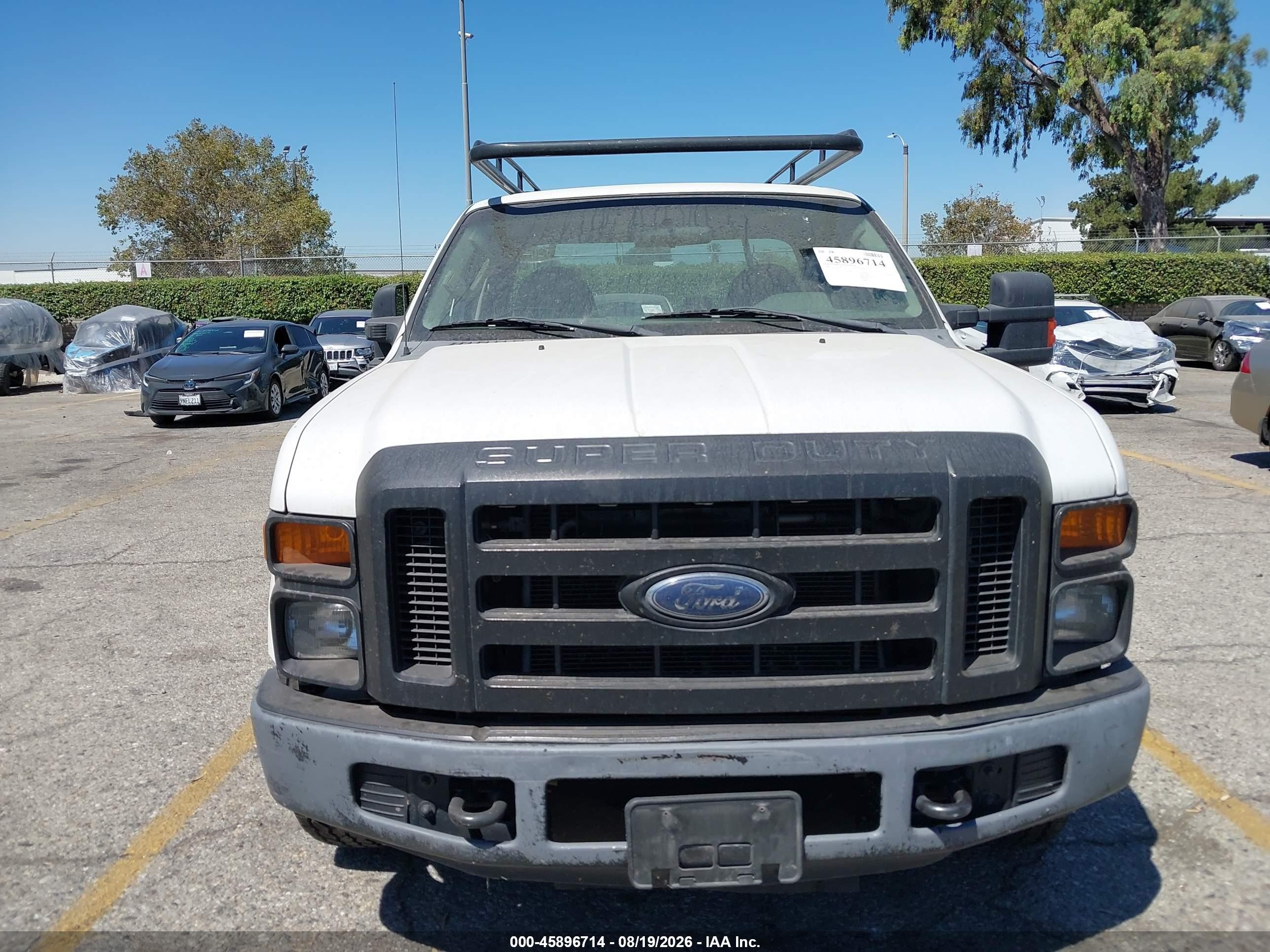 2008 Ford Super Duty F-250 Srw Lariat/xl/xlt White vin: 1FTSX20548EC43160