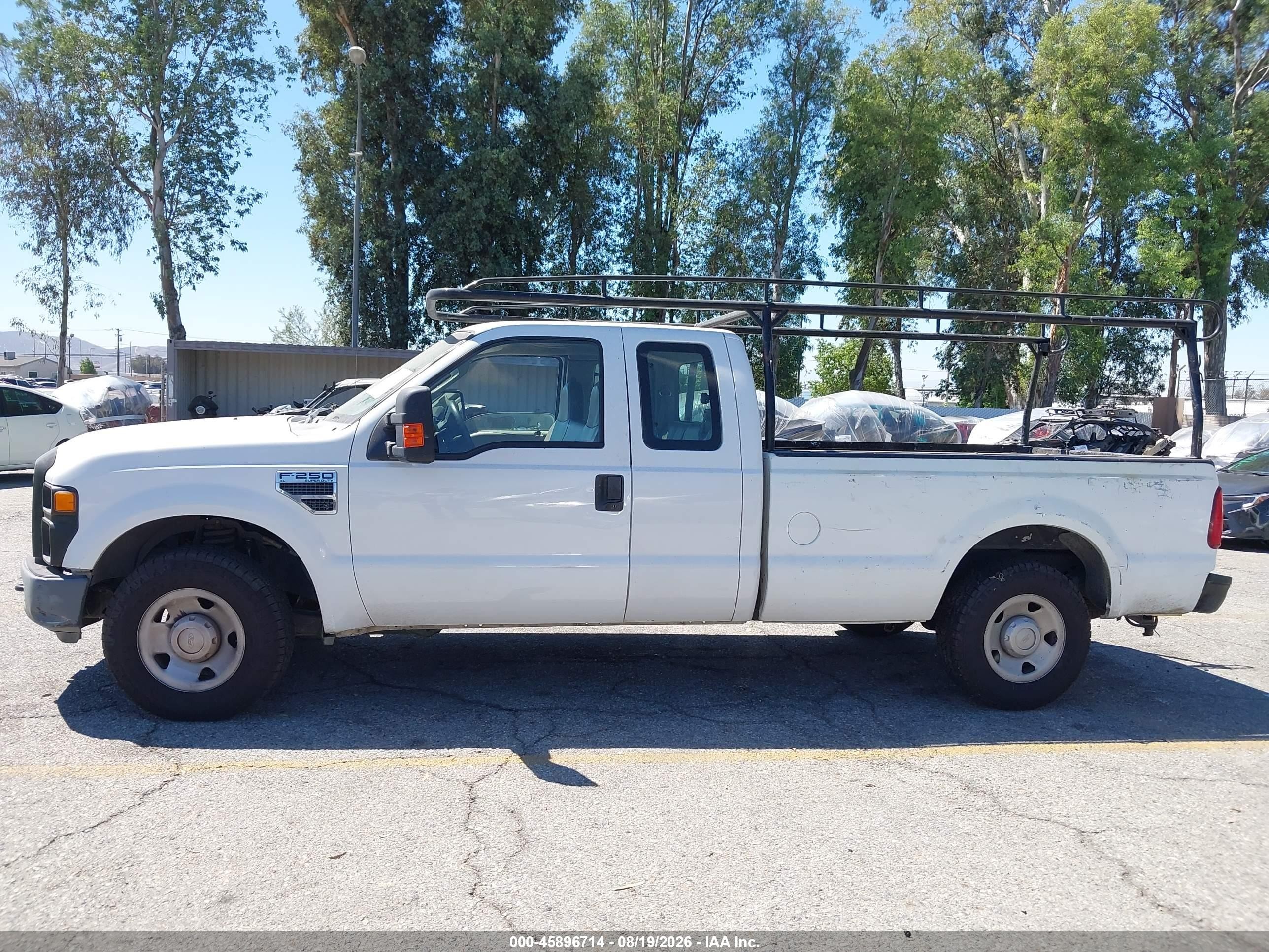 2008 Ford Super Duty F-250 Srw Lariat/xl/xlt White vin: 1FTSX20548EC43160