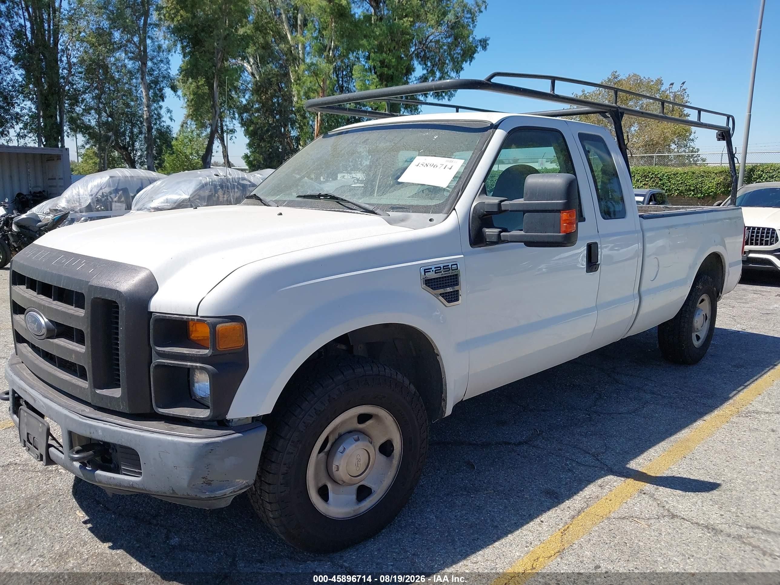 2008 Ford Super Duty F-250 Srw Lariat/xl/xlt White vin: 1FTSX20548EC43160