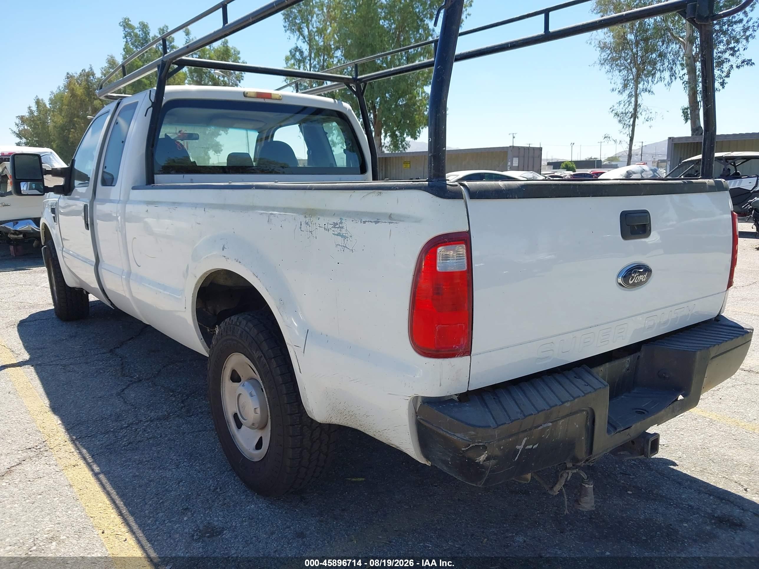 2008 Ford Super Duty F-250 Srw Lariat/xl/xlt White vin: 1FTSX20548EC43160