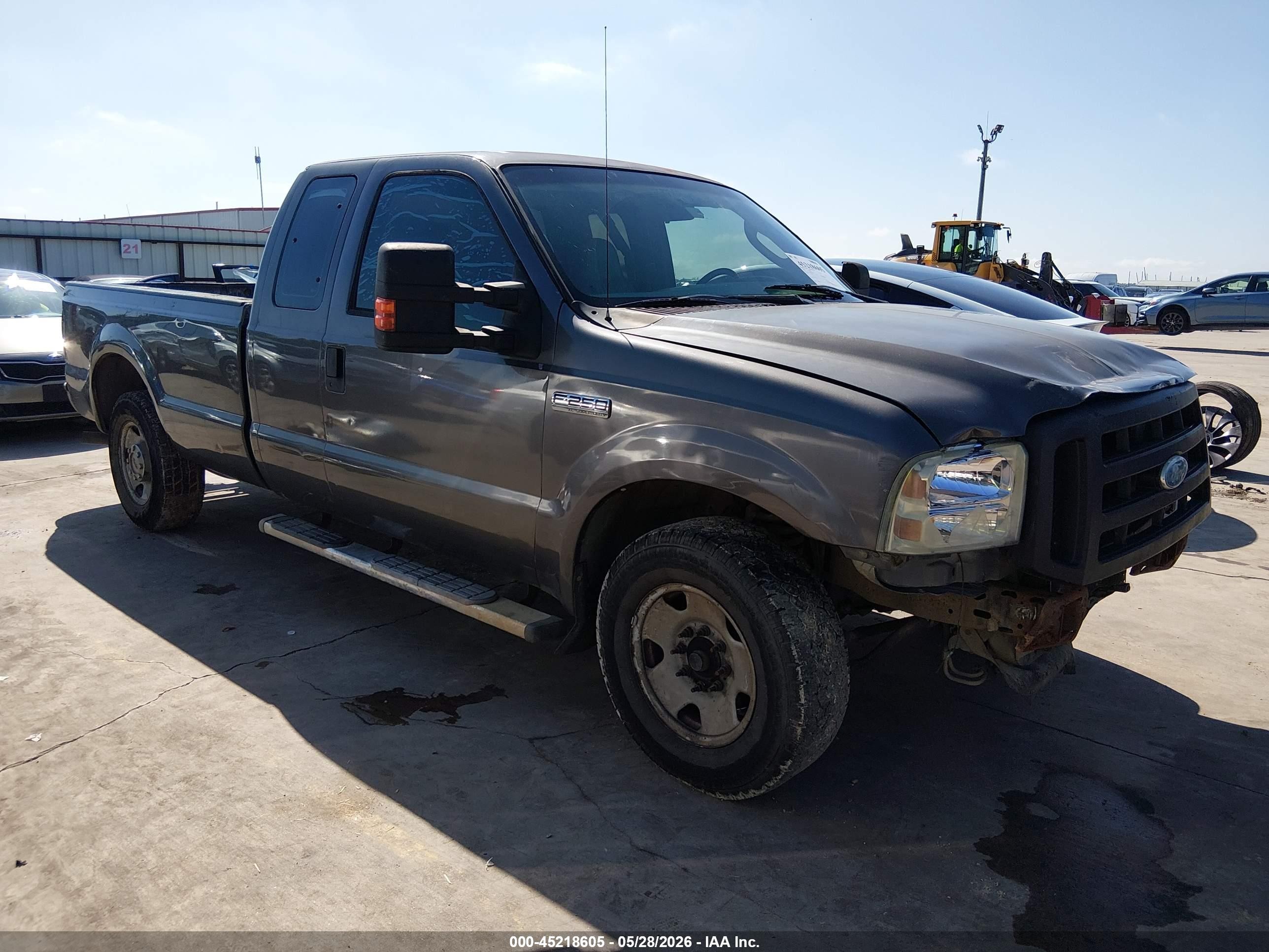 2006 Ford F-250 Lariat/xl/xlt Gray vin: 1FTSX20566ED51342