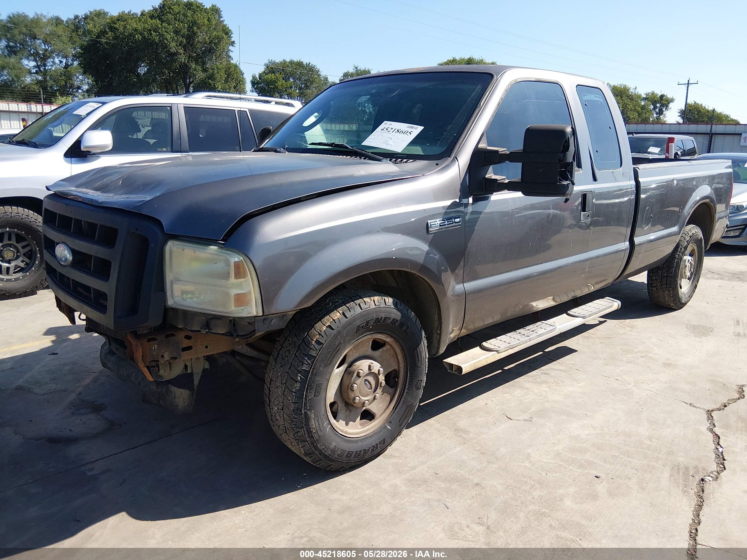 2006 Ford F-250 Lariat/xl/xlt Gray vin: 1FTSX20566ED51342