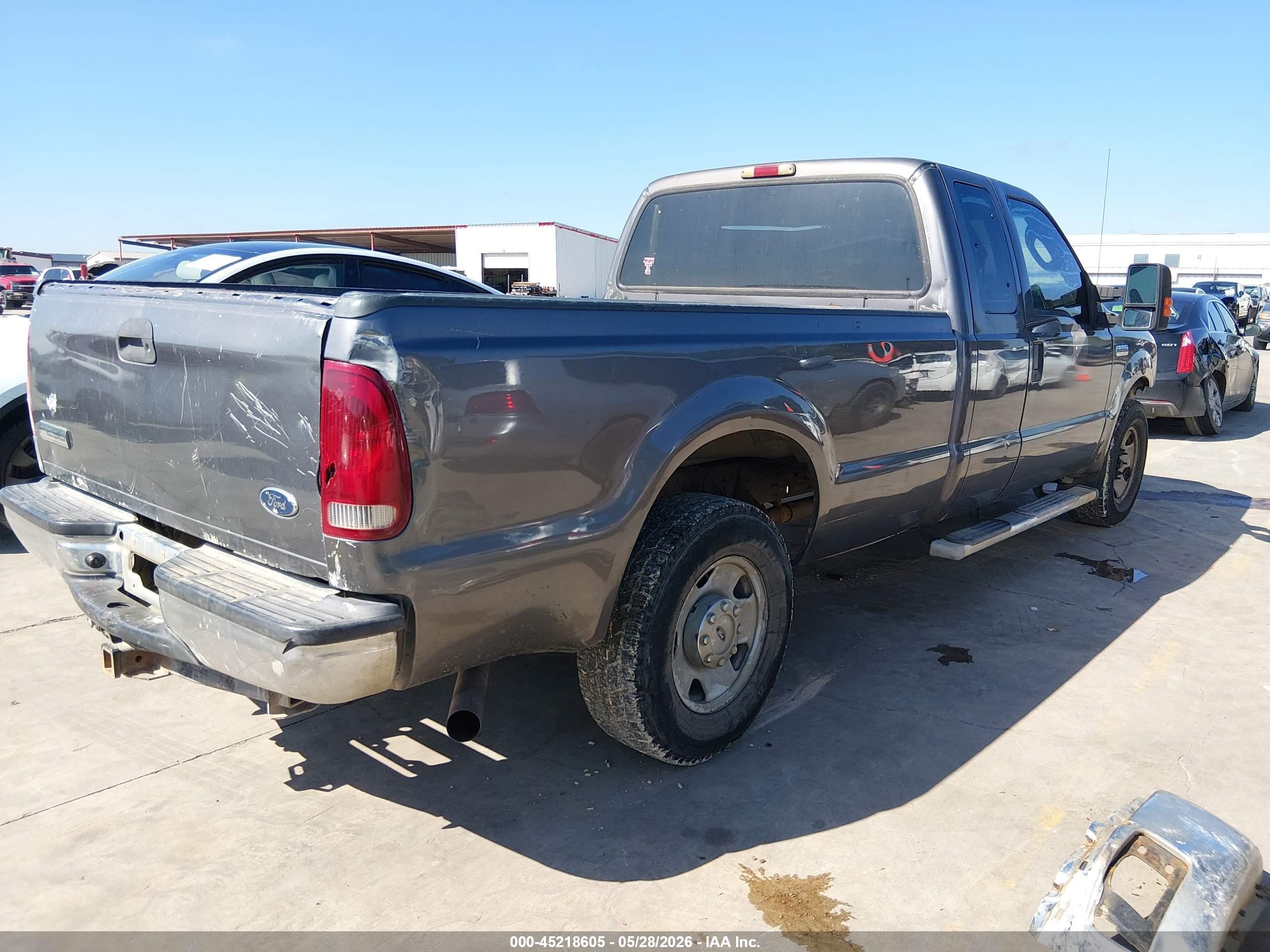 2006 Ford F-250 Lariat/xl/xlt Gray vin: 1FTSX20566ED51342