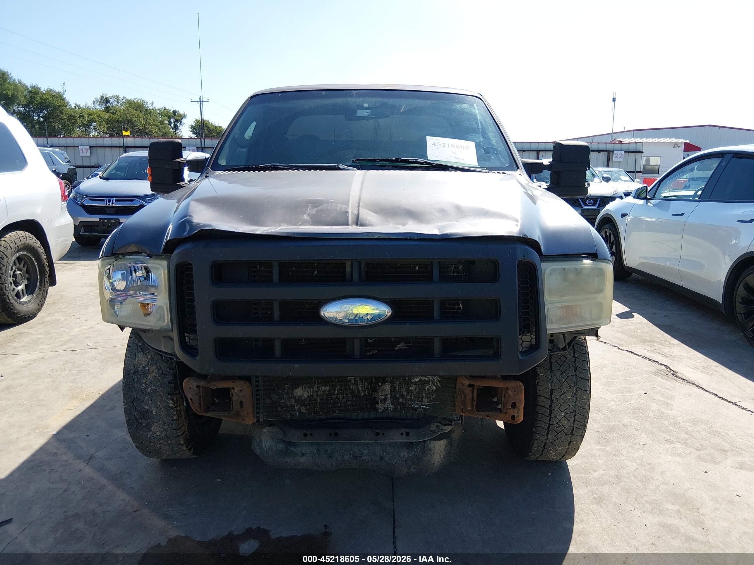 2006 Ford F-250 Lariat/xl/xlt Gray vin: 1FTSX20566ED51342