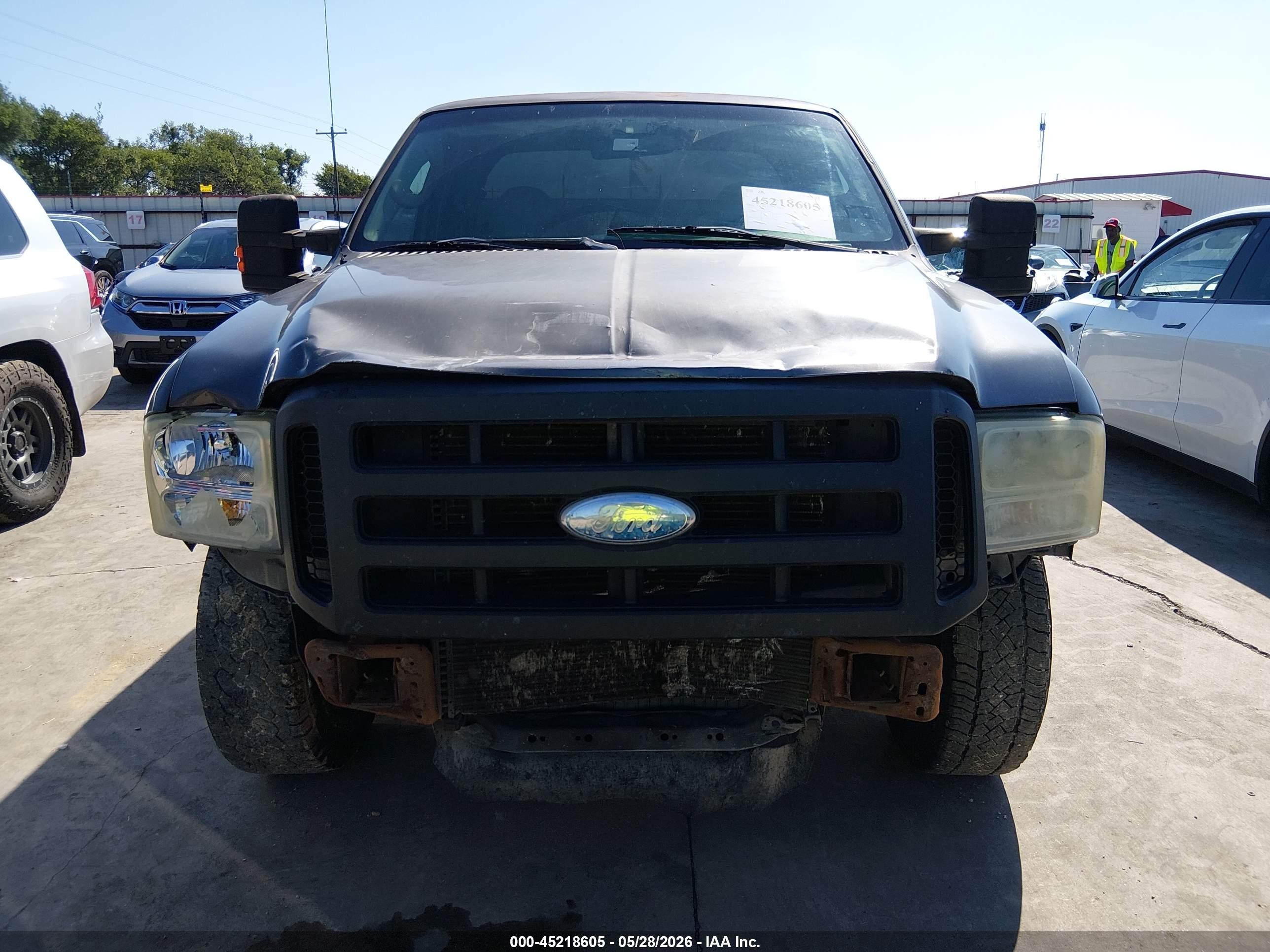 2006 Ford F-250 Lariat/xl/xlt Gray vin: 1FTSX20566ED51342