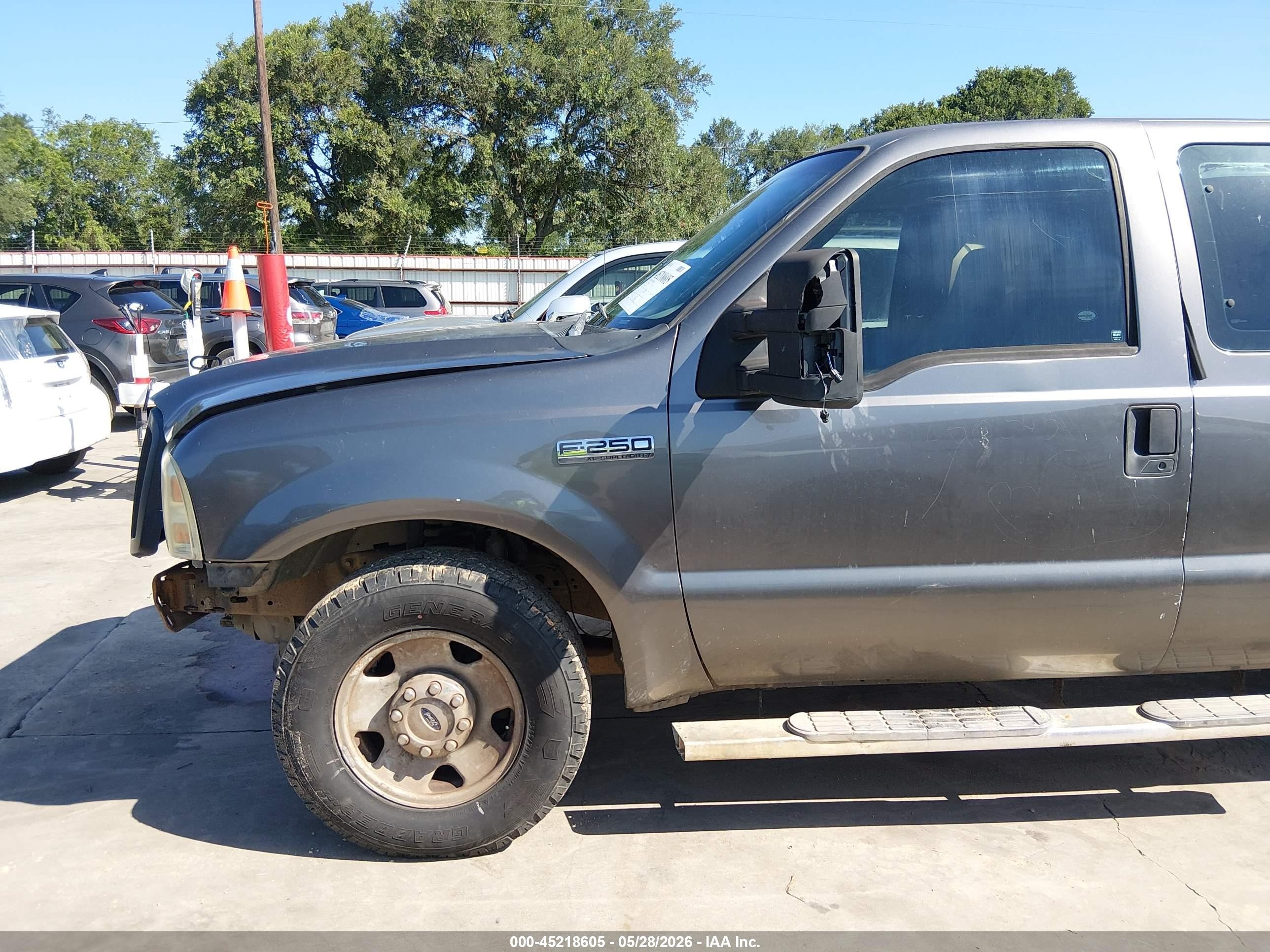 2006 Ford F-250 Lariat/xl/xlt Gray vin: 1FTSX20566ED51342