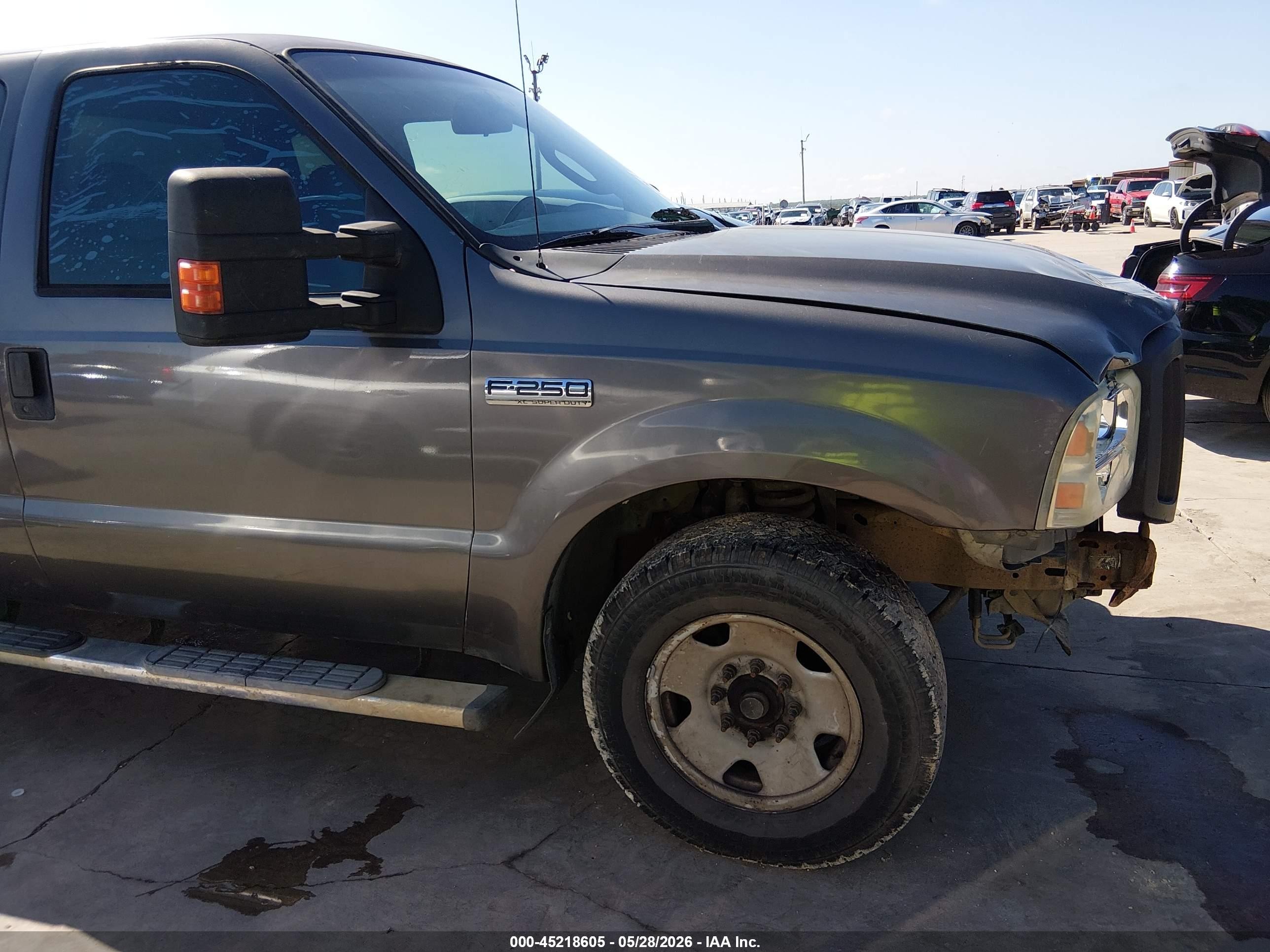 2006 Ford F-250 Lariat/xl/xlt Gray vin: 1FTSX20566ED51342