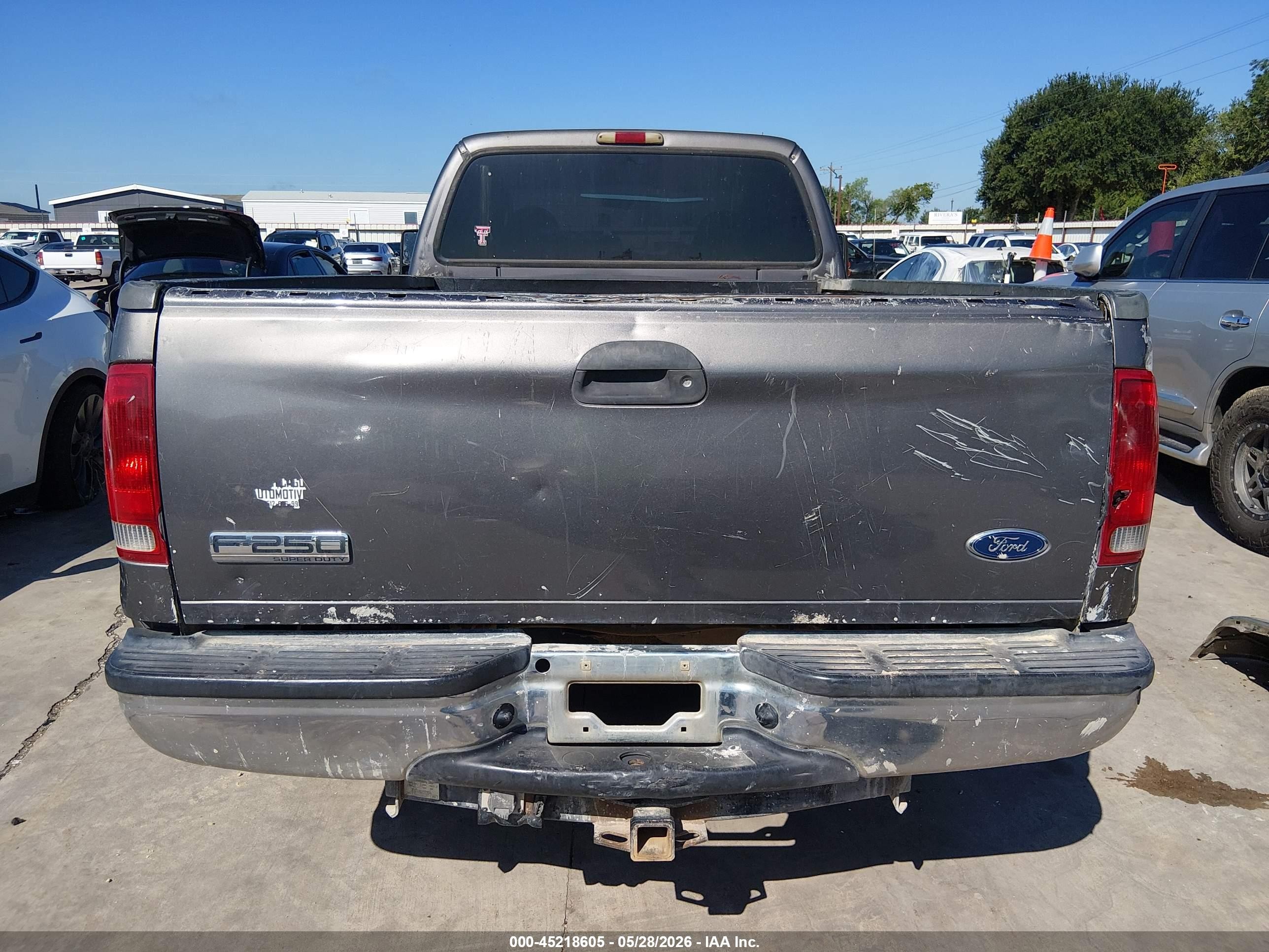 2006 Ford F-250 Lariat/xl/xlt Gray vin: 1FTSX20566ED51342