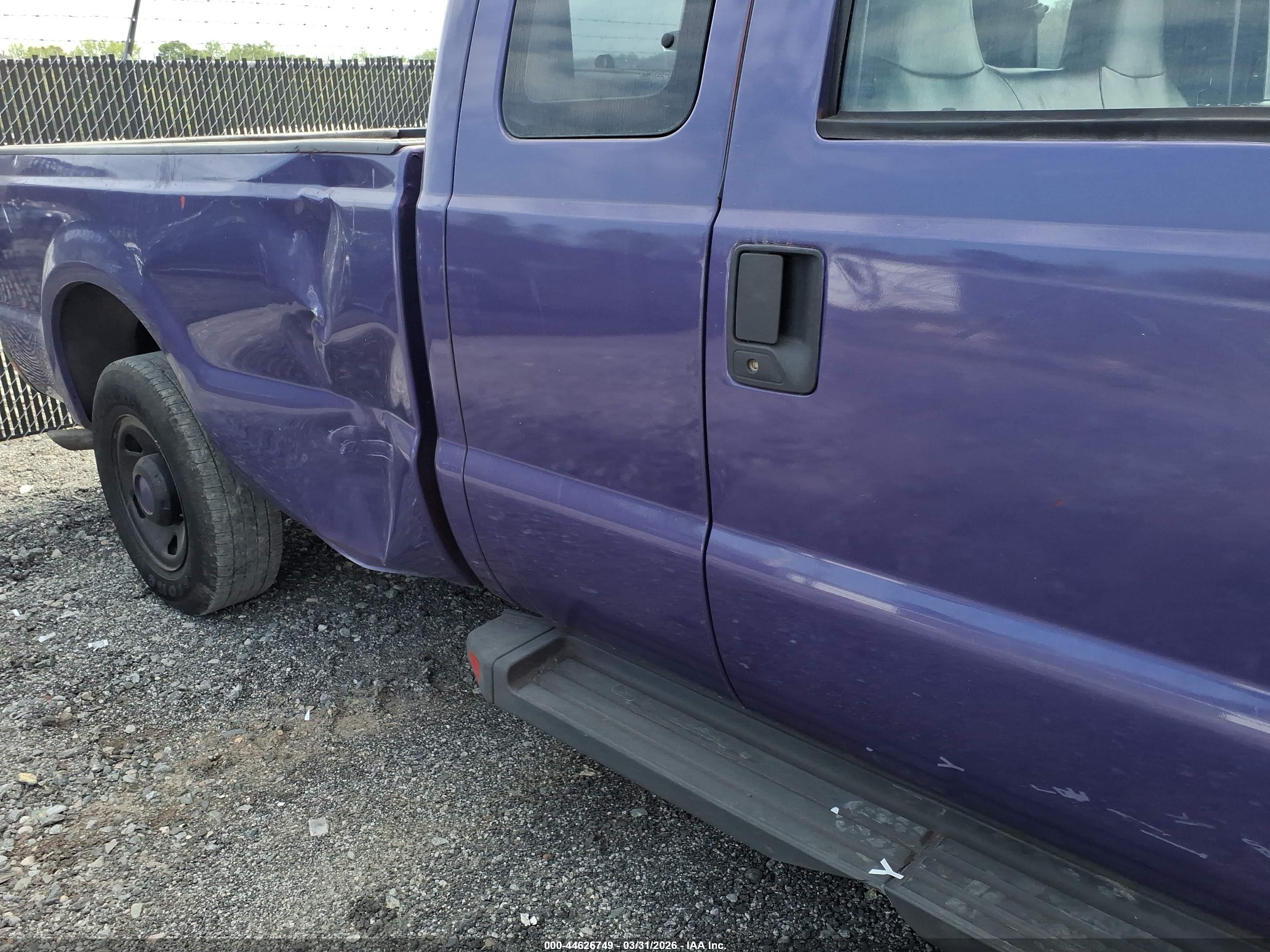 2008 Ford F-250 Lariat/xl/xlt Фиолетовый vin: 1FTSX20568ED08736