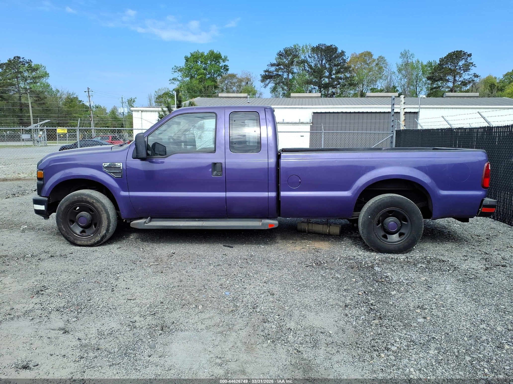 2008 Ford F-250 Lariat/xl/xlt Фиолетовый vin: 1FTSX20568ED08736
