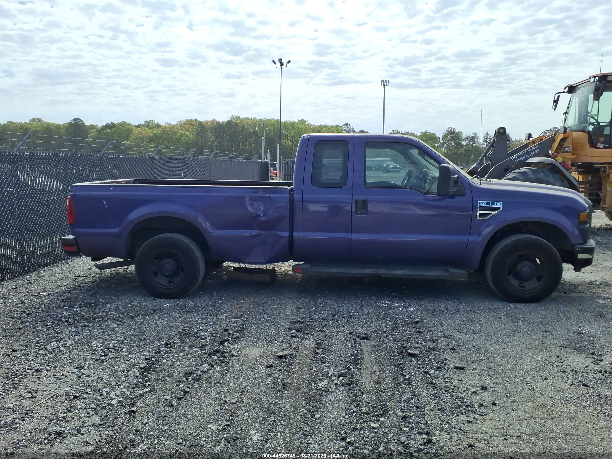 2008 Ford F-250 Lariat/xl/xlt Фиолетовый vin: 1FTSX20568ED08736