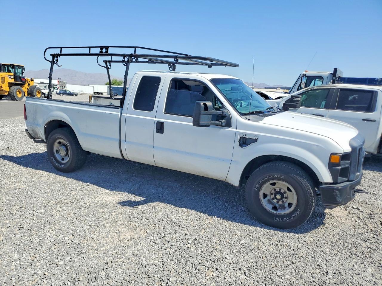 2008 Ford F250 Super Duty White vin: 1FTSX20568ED63865