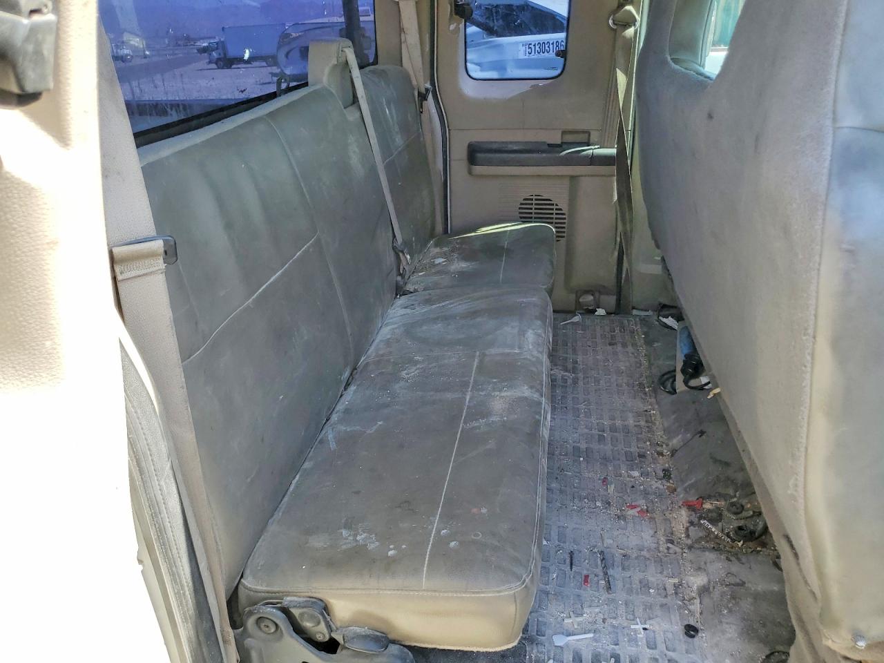 2008 Ford F250 Super Duty White vin: 1FTSX20568ED63865