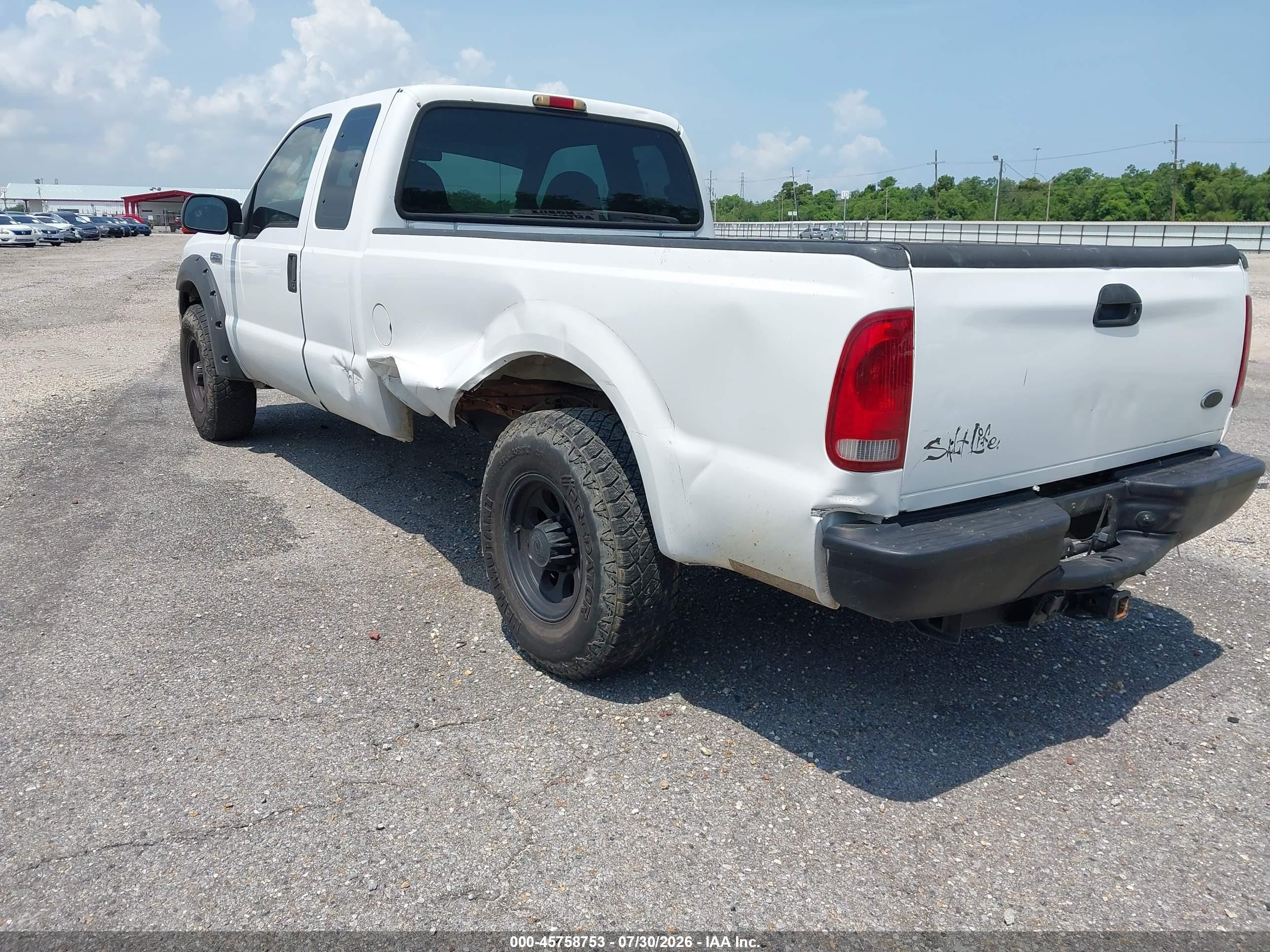 2006 Ford F-250 Lariat/xl/xlt Белый vin: 1FTSX20576EB71951