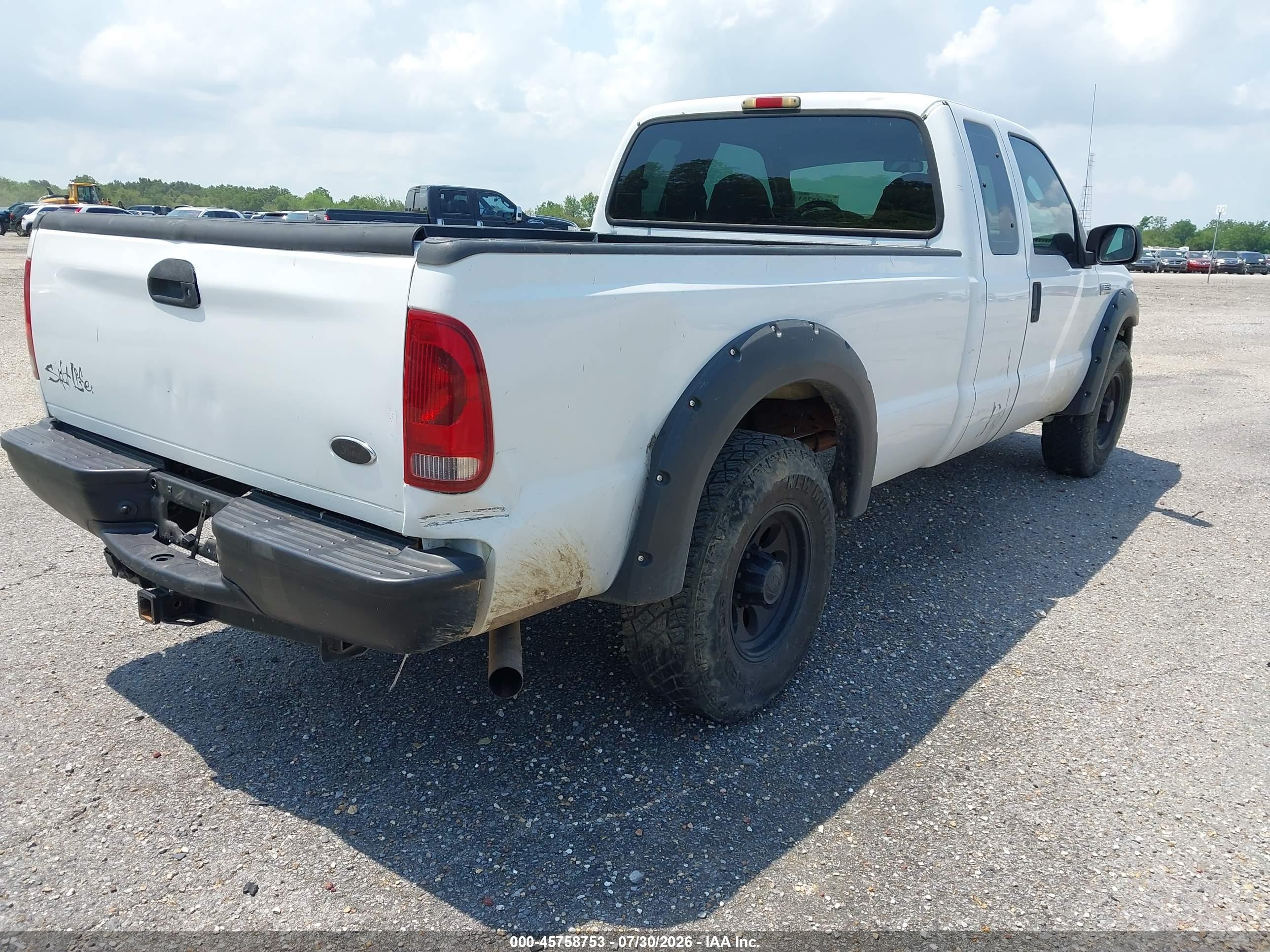 2006 Ford F-250 Lariat/xl/xlt Белый vin: 1FTSX20576EB71951