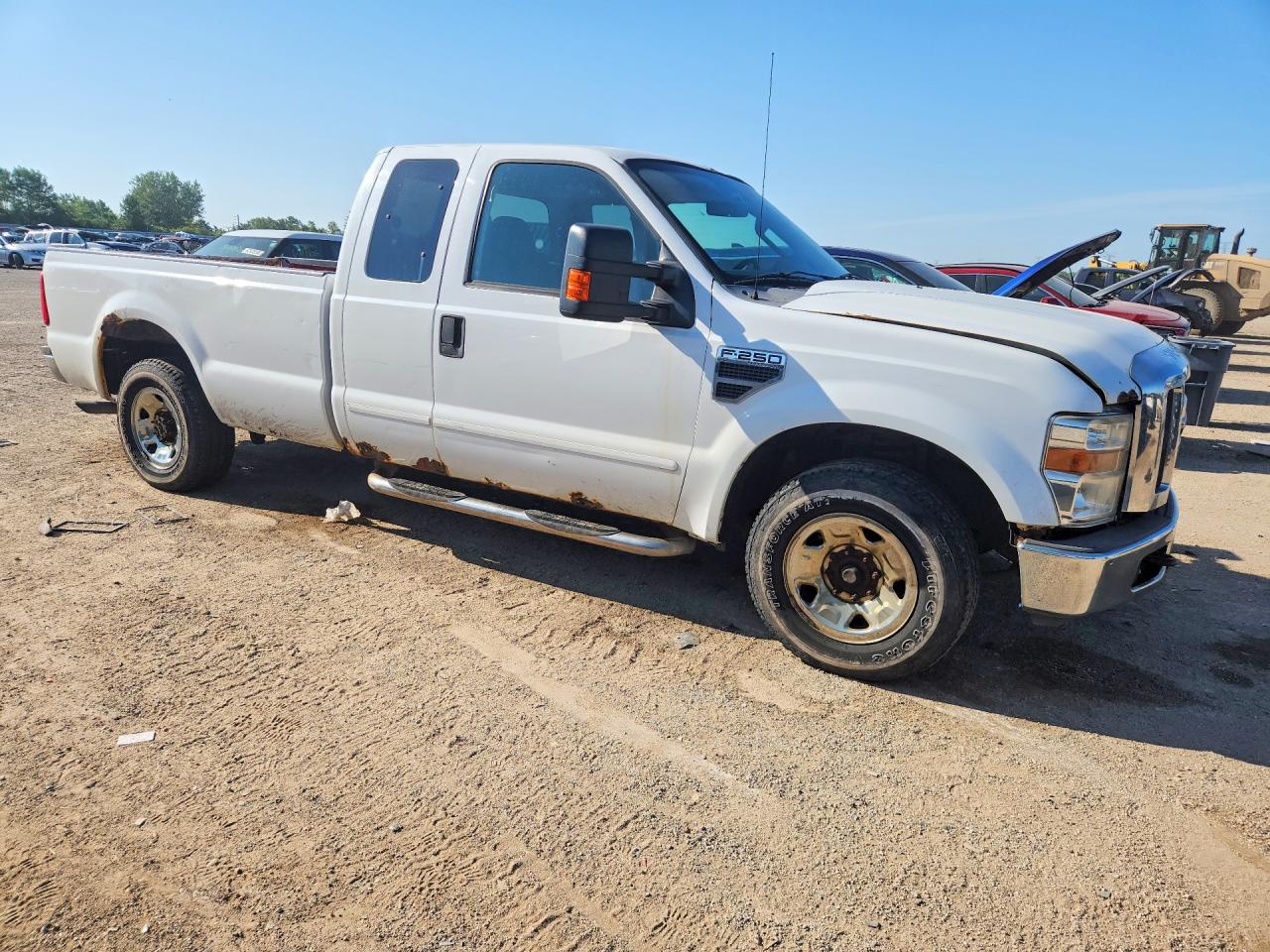 2009 Ford F250 Super Duty White vin: 1FTSX20589EA80756