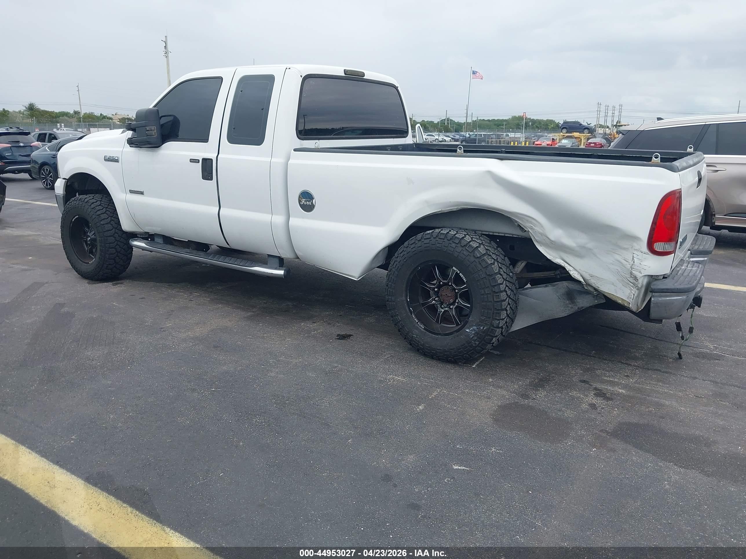 2006 Ford F-250 Lariat/xl/xlt White vin: 1FTSX20P16EB74877