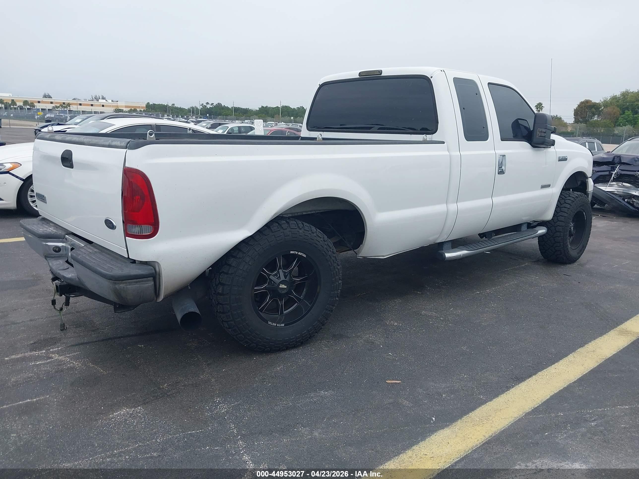 2006 Ford F-250 Lariat/xl/xlt White vin: 1FTSX20P16EB74877