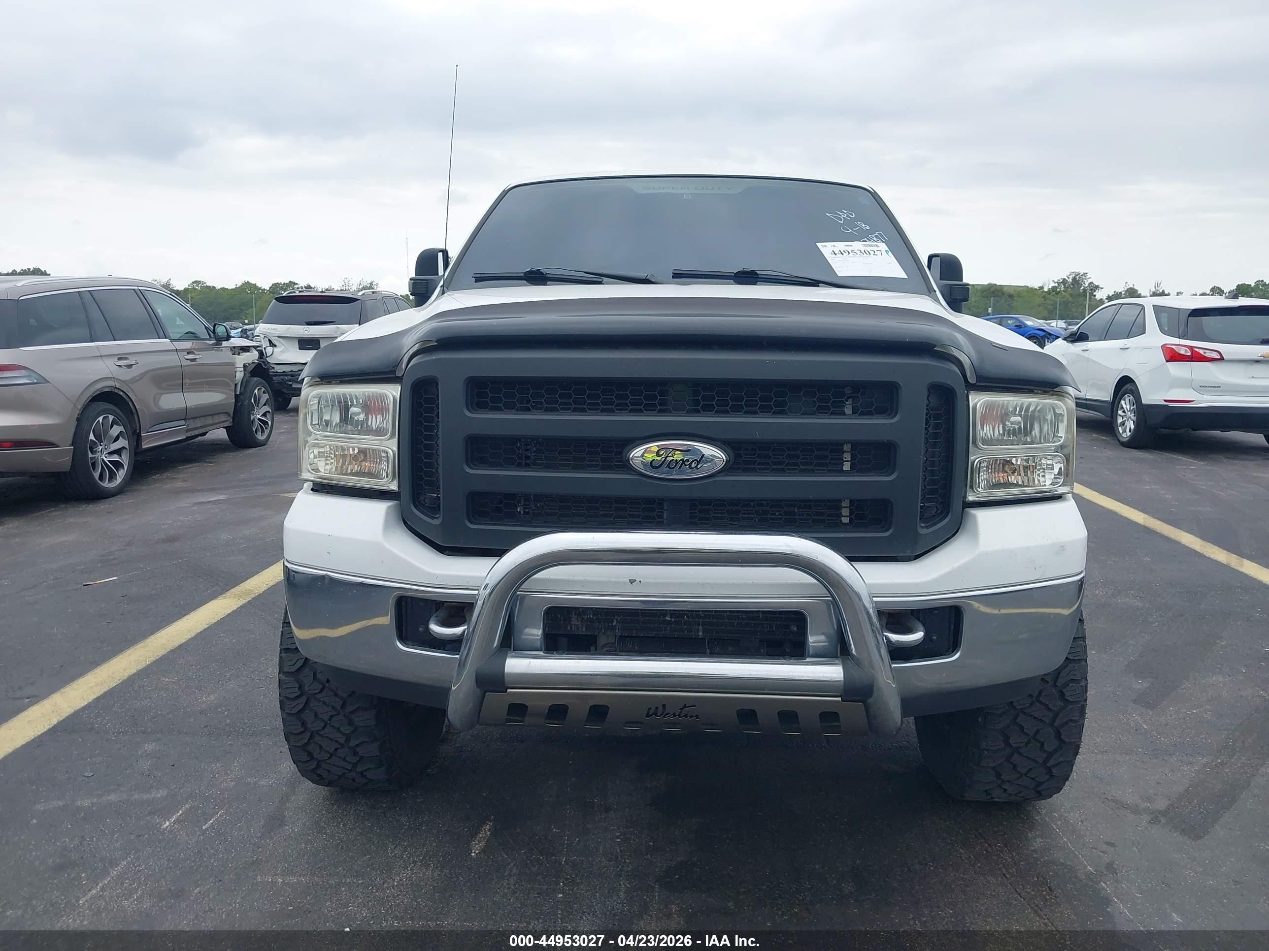 2006 Ford F-250 Lariat/xl/xlt White vin: 1FTSX20P16EB74877
