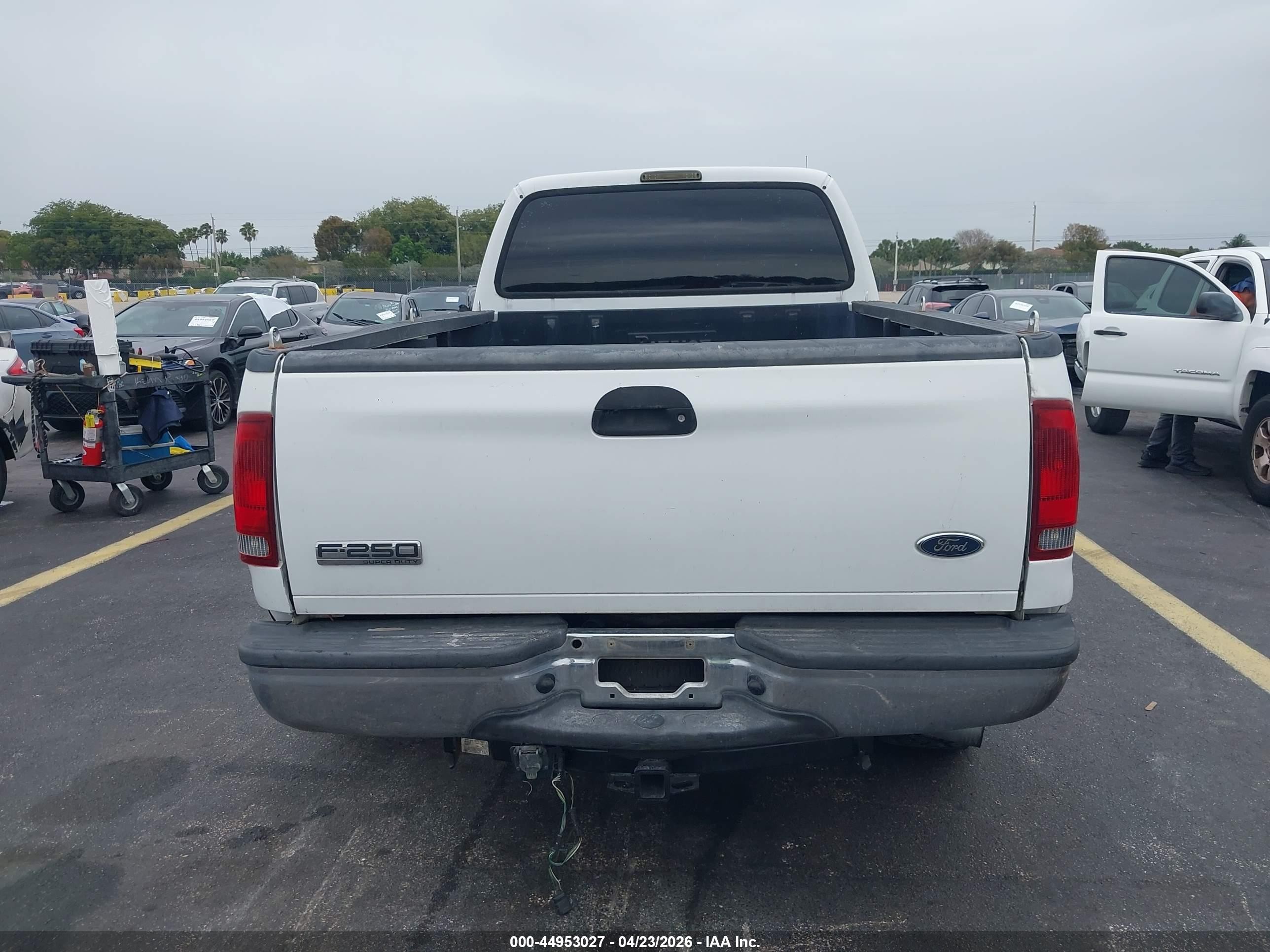 2006 Ford F-250 Lariat/xl/xlt White vin: 1FTSX20P16EB74877