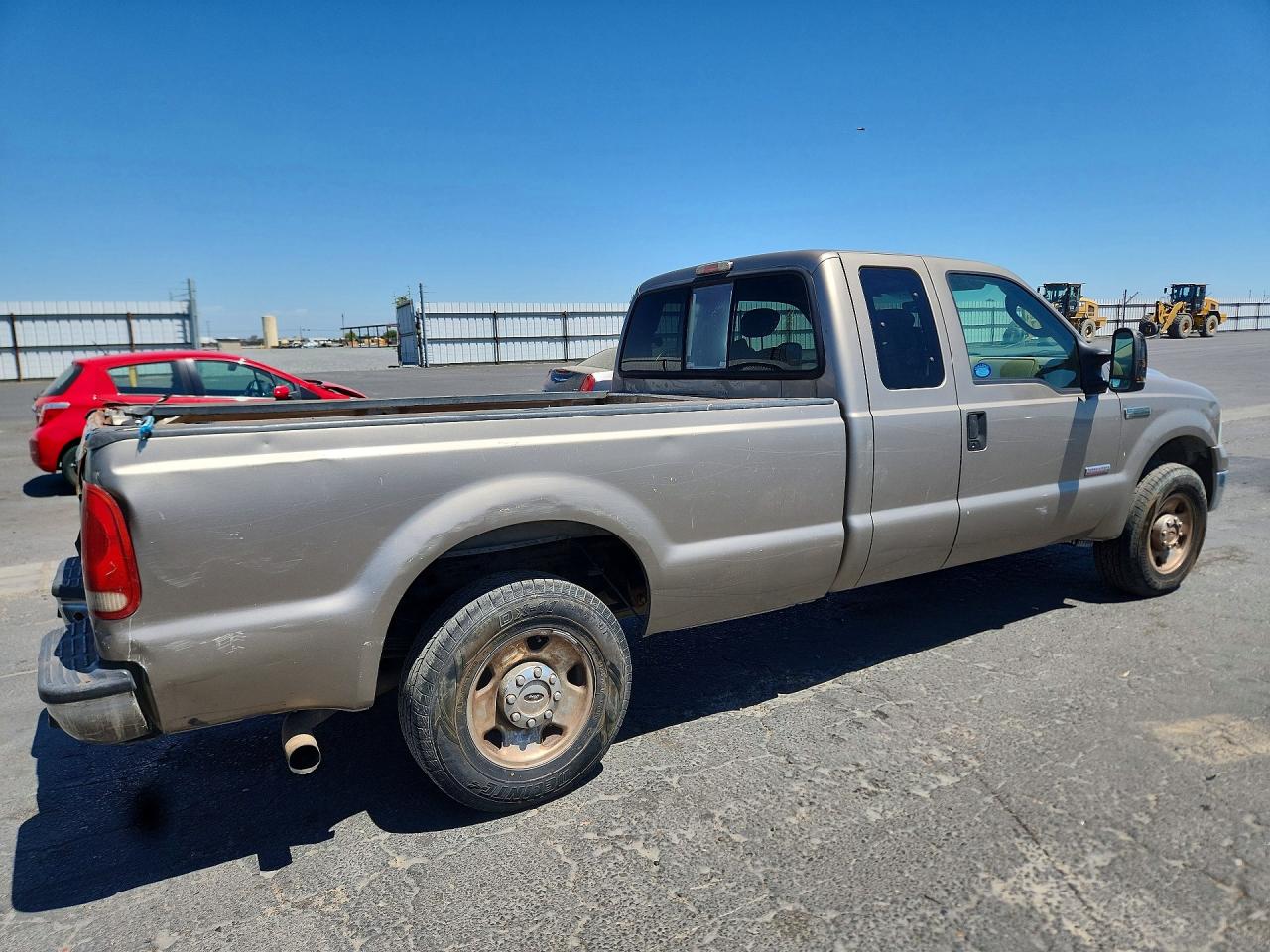 2007 Ford F250 Super Duty Tan vin: 1FTSX20P47EA21637