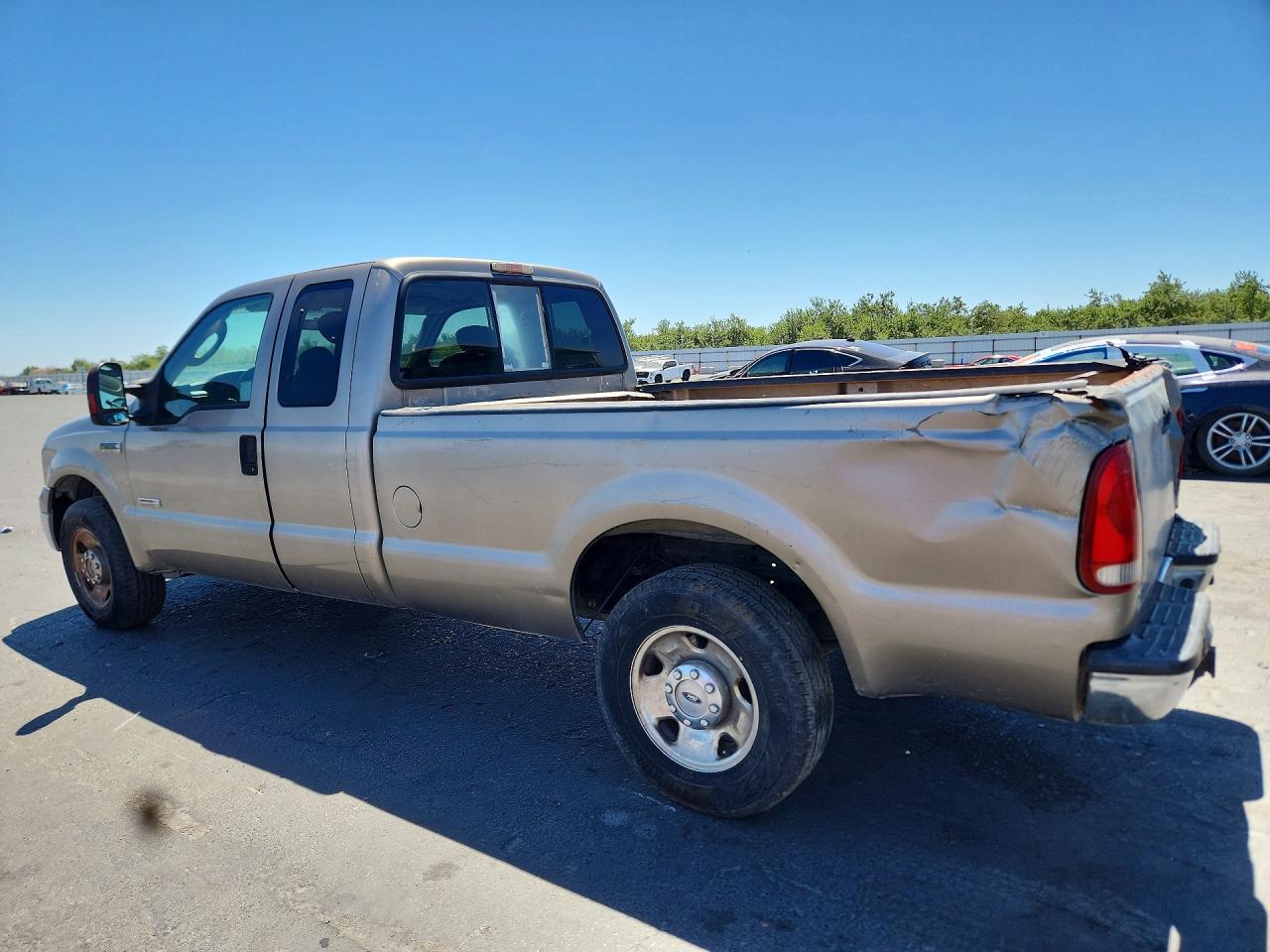2007 Ford F250 Super Duty Tan vin: 1FTSX20P47EA21637