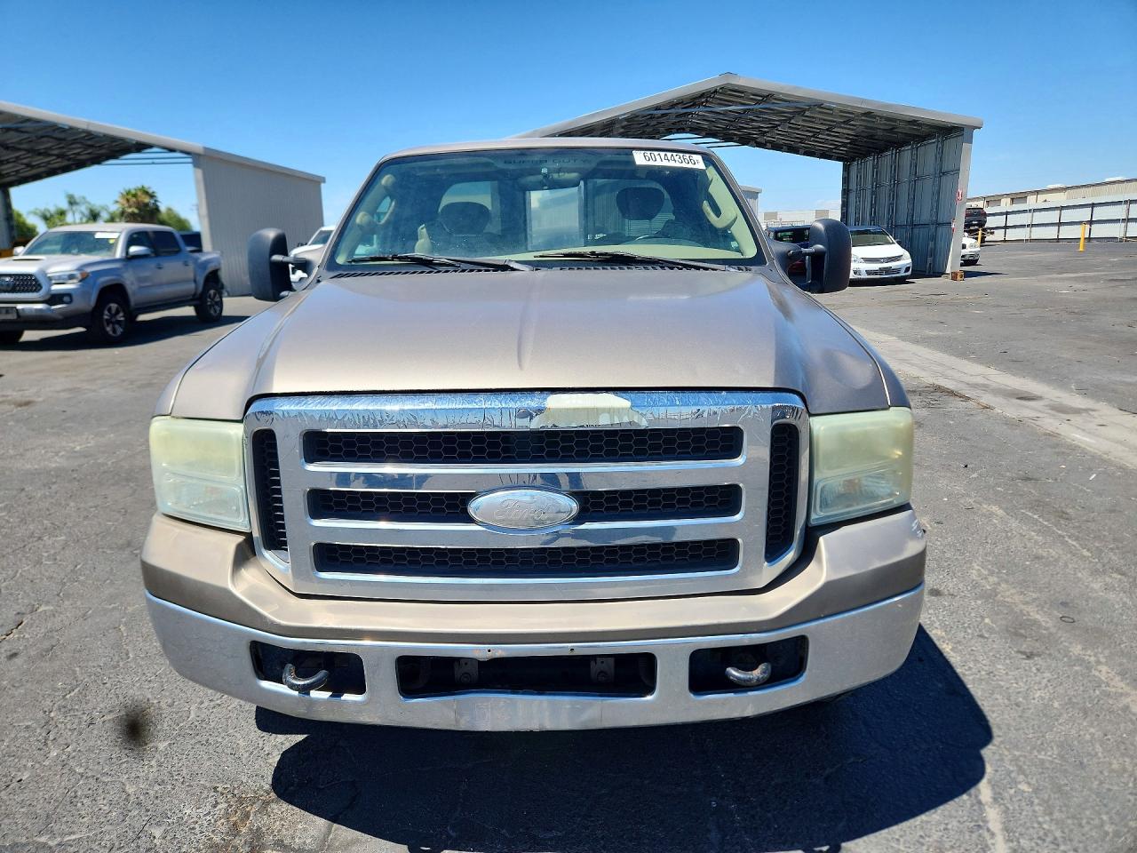 2007 Ford F250 Super Duty Tan vin: 1FTSX20P47EA21637