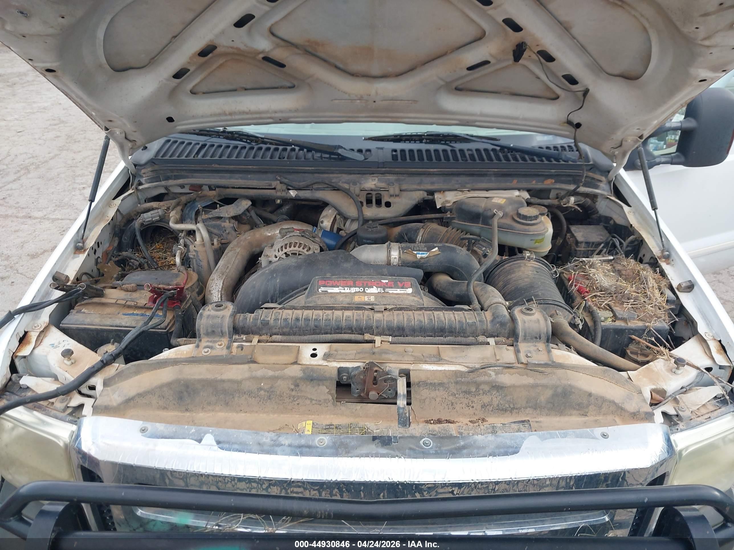2006 Ford F-250 Lariat/xl/xlt White vin: 1FTSX20P56EB68287