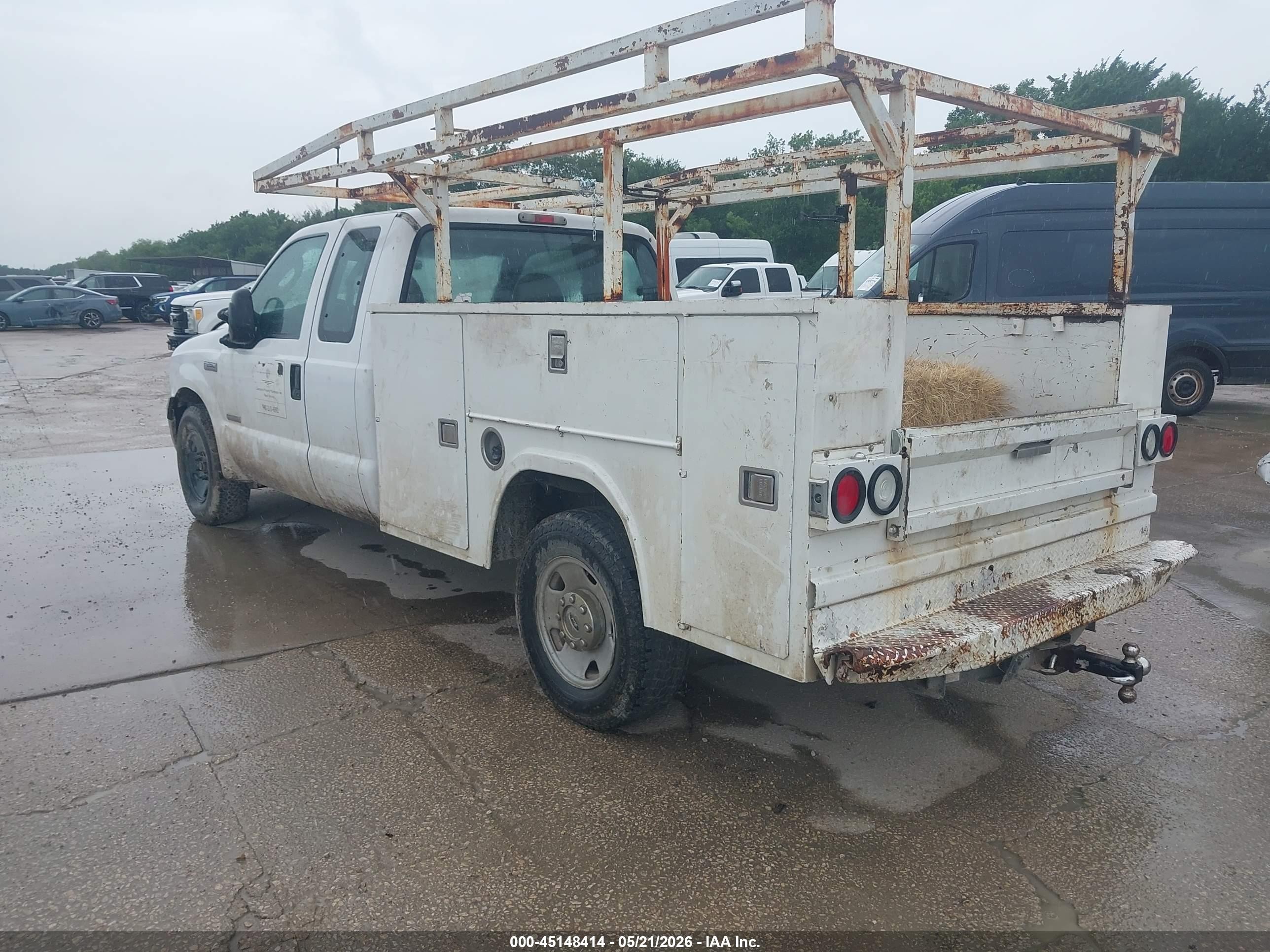 2007 Ford F-250 Lariat/xl/xlt White vin: 1FTSX20P87EA56813