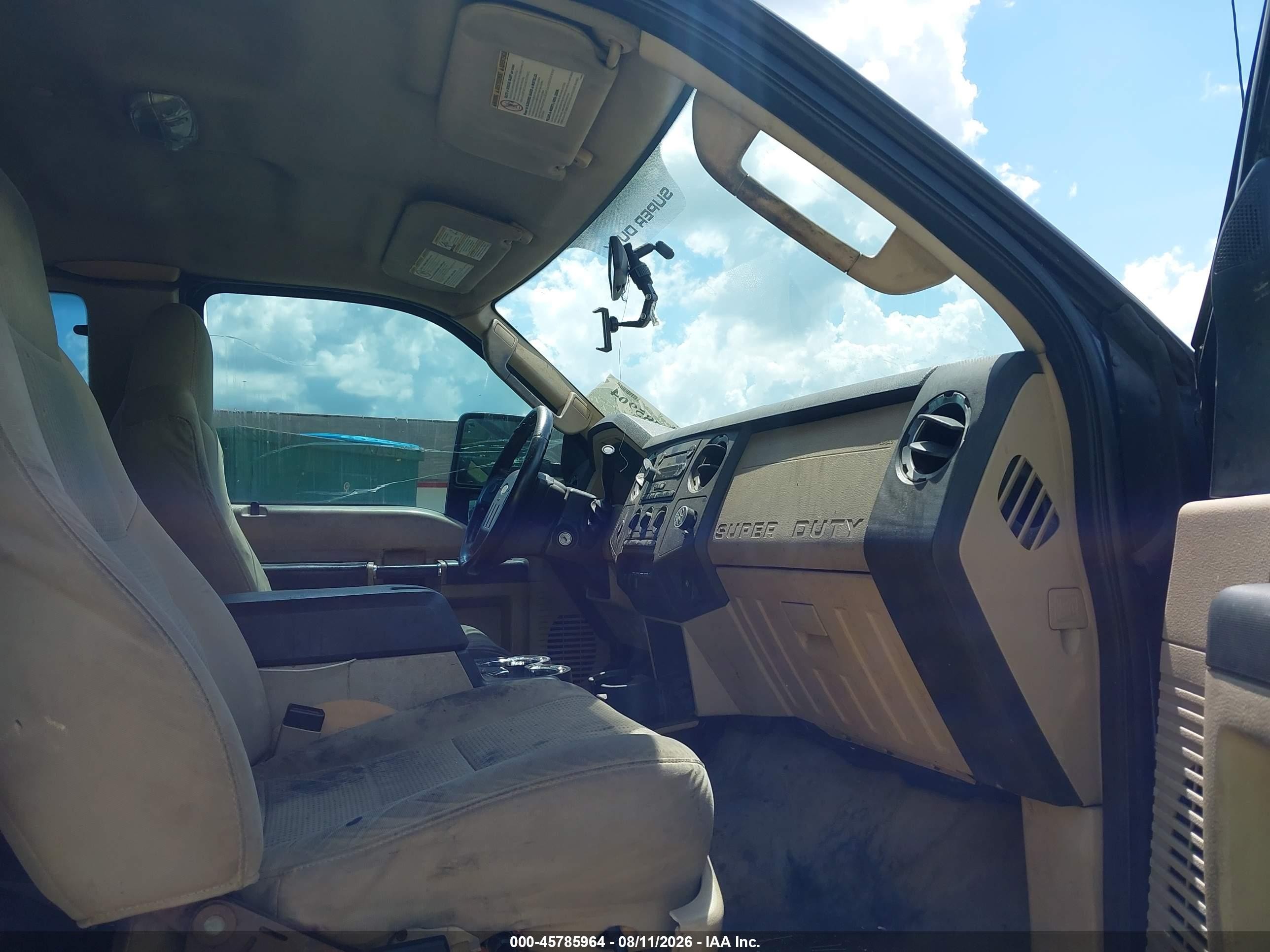2008 Ford F-250 Xlt Blue vin: 1FTSX20R28EC47596