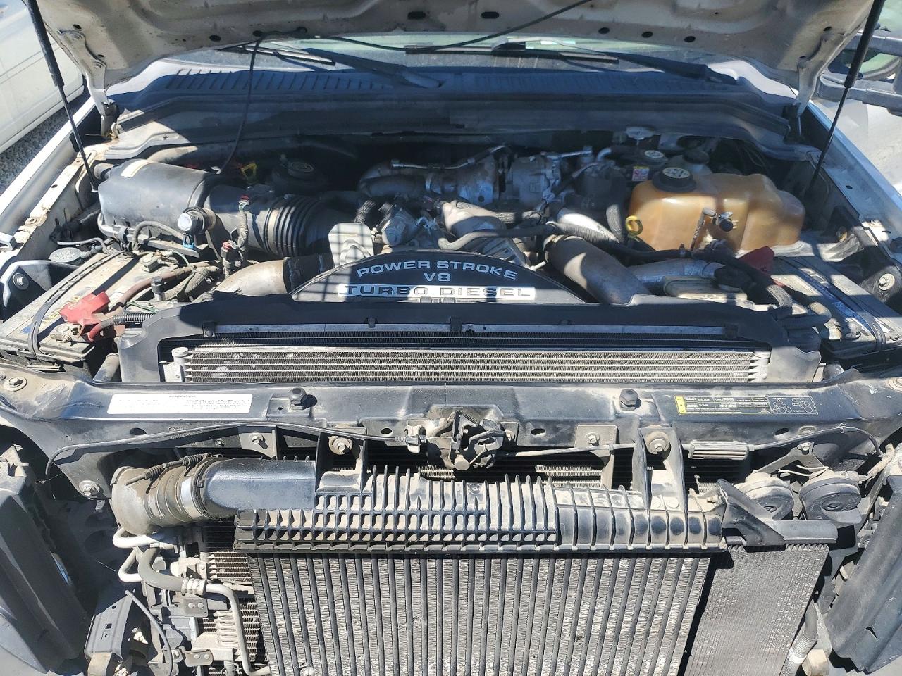 2008 Ford F250 Super Duty White vin: 1FTSX20R48EA20183