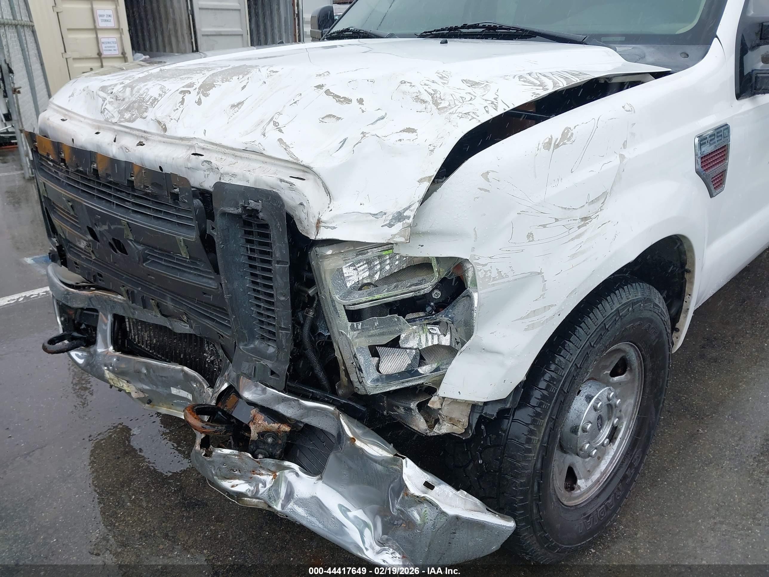 2008 Ford F-250 Lariat/xl/xlt White vin: 1FTSX20RX8EA89878
