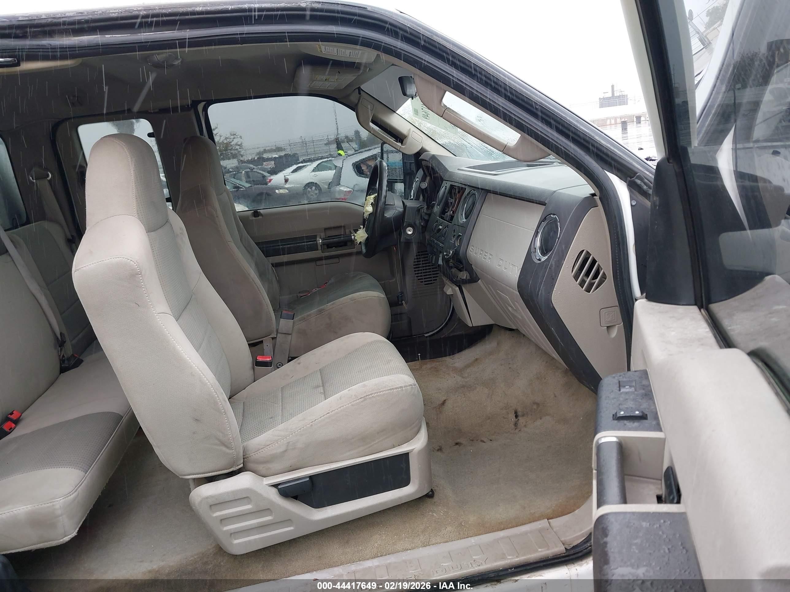 2008 Ford F-250 Lariat/xl/xlt White vin: 1FTSX20RX8EA89878