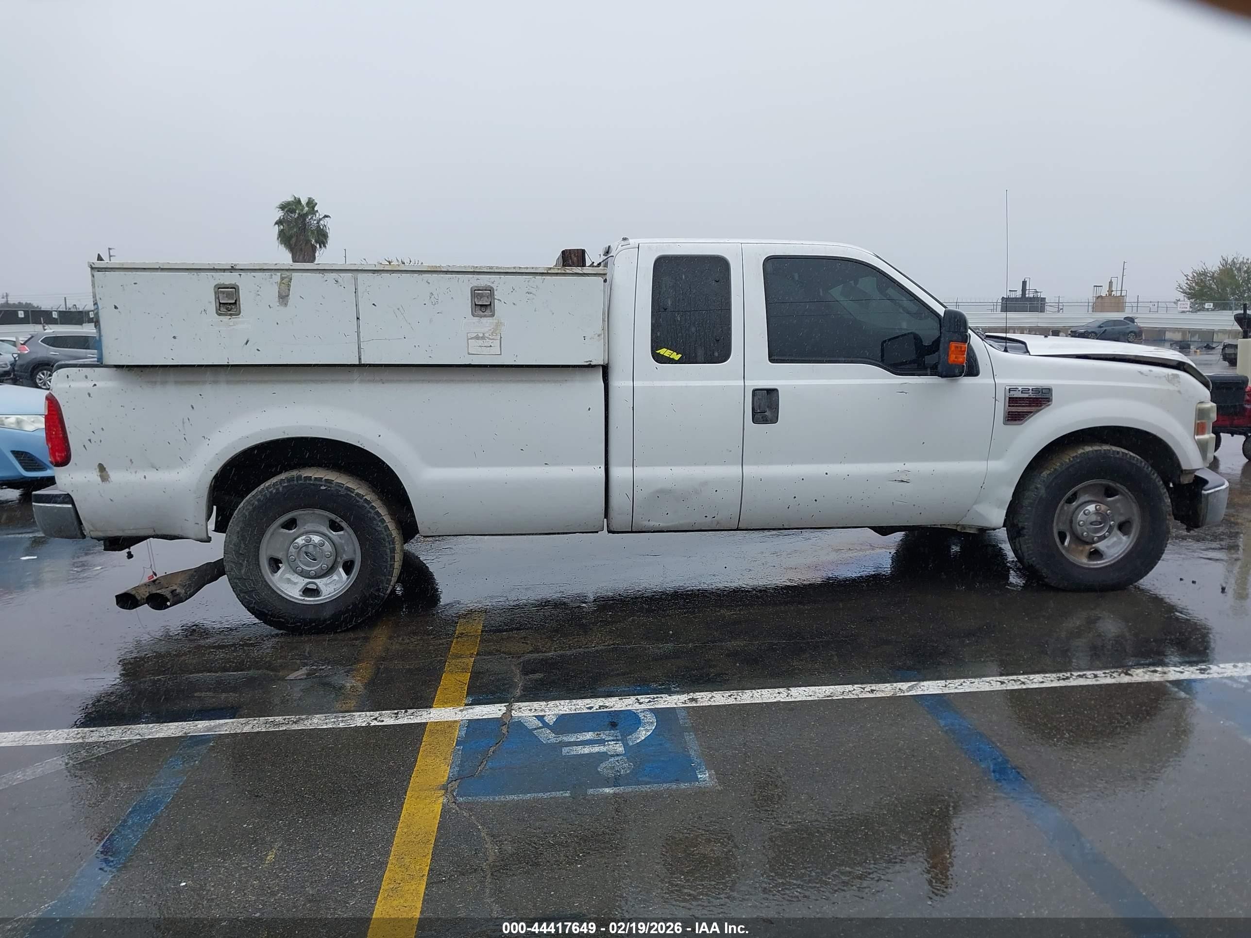 2008 Ford F-250 Lariat/xl/xlt White vin: 1FTSX20RX8EA89878