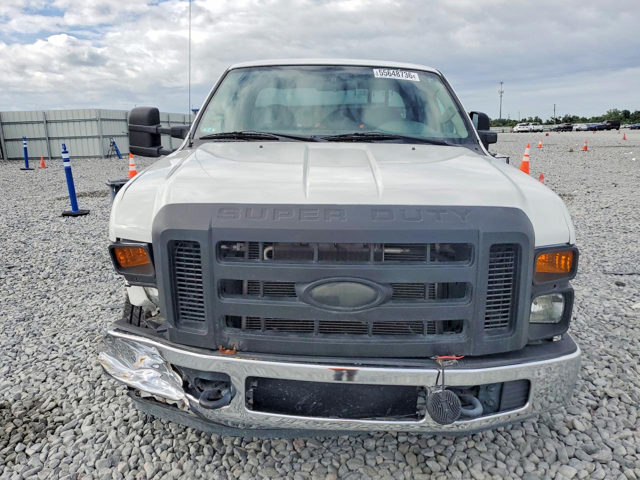 2008 Ford F250 Super Duty White vin: 1FTSX20Y38EA23969