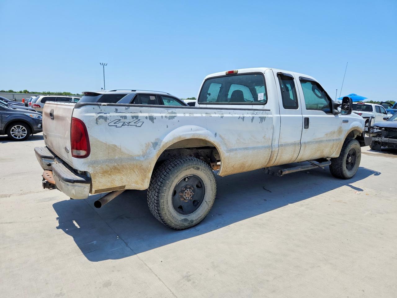 2006 Ford F250 Super Duty White vin: 1FTSX21506EC02441