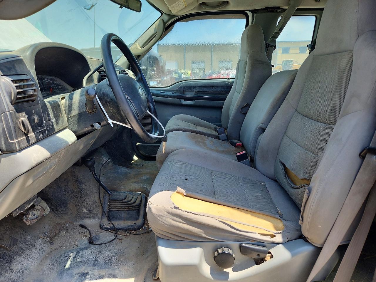 2006 Ford F250 Super Duty White vin: 1FTSX21506EC02441