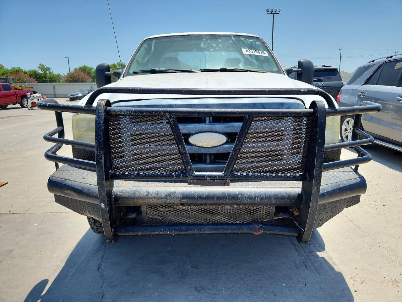 2006 Ford F250 Super Duty White vin: 1FTSX21506EC02441