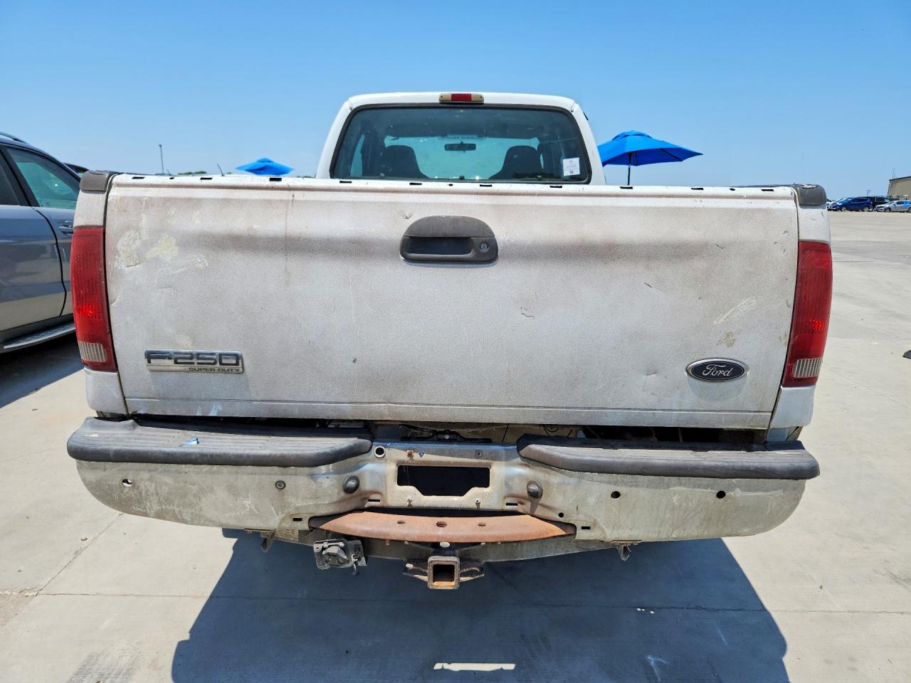 2006 Ford F250 Super Duty White vin: 1FTSX21506EC02441
