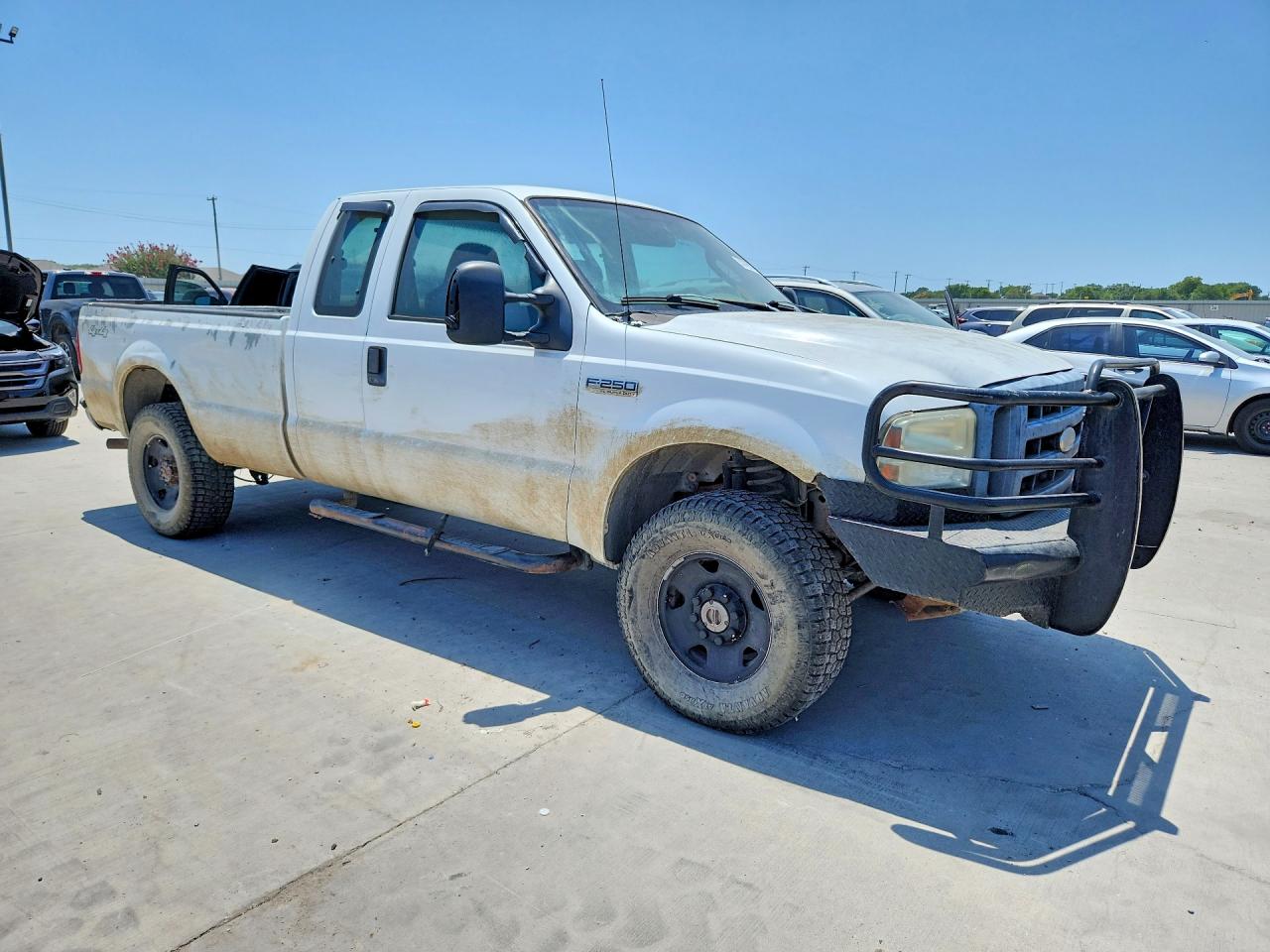 2006 Ford F250 Super Duty White vin: 1FTSX21506EC02441