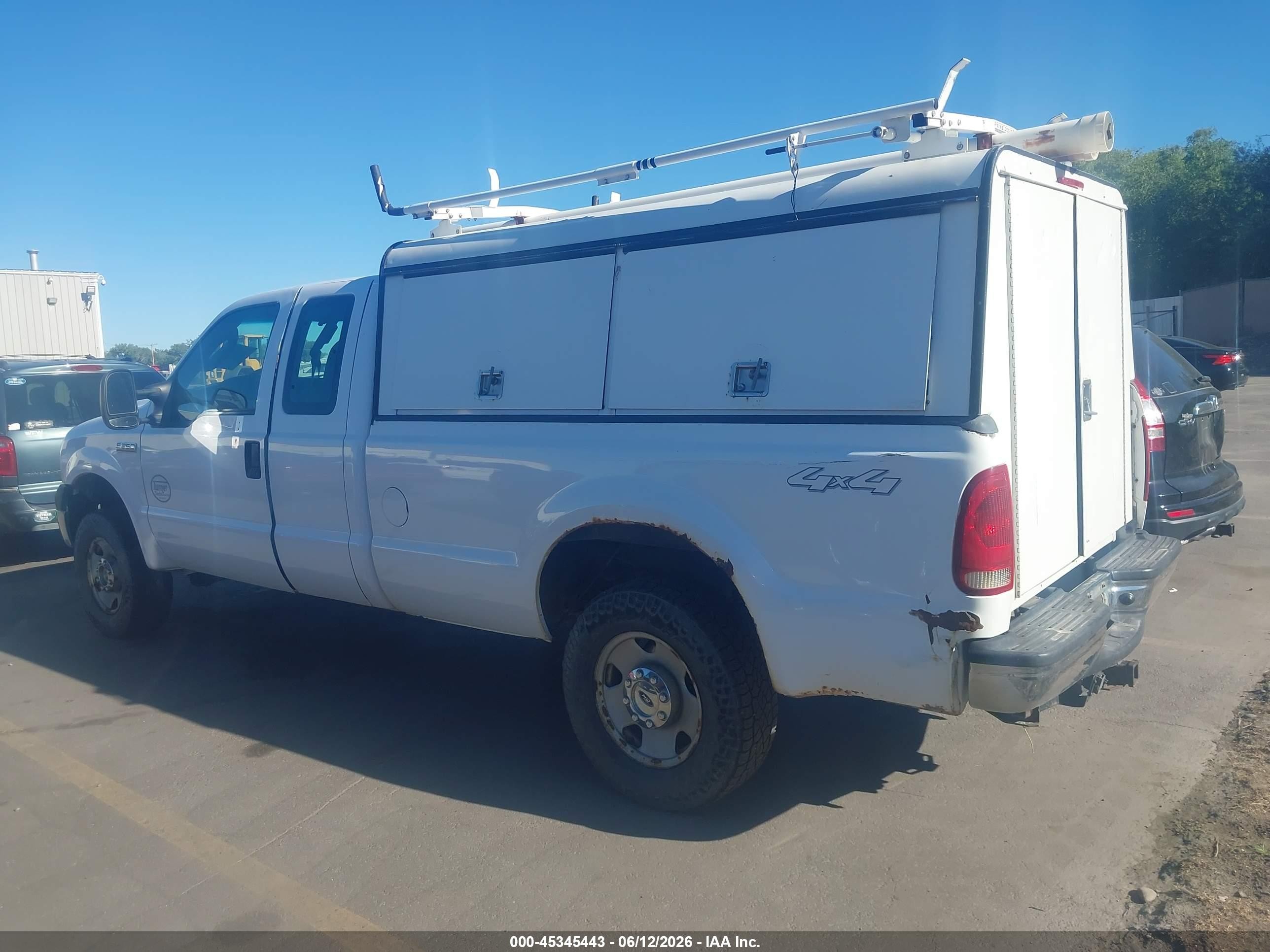 2007 Ford F-250 Lariat/xl/xlt White vin: 1FTSX21507EB27337