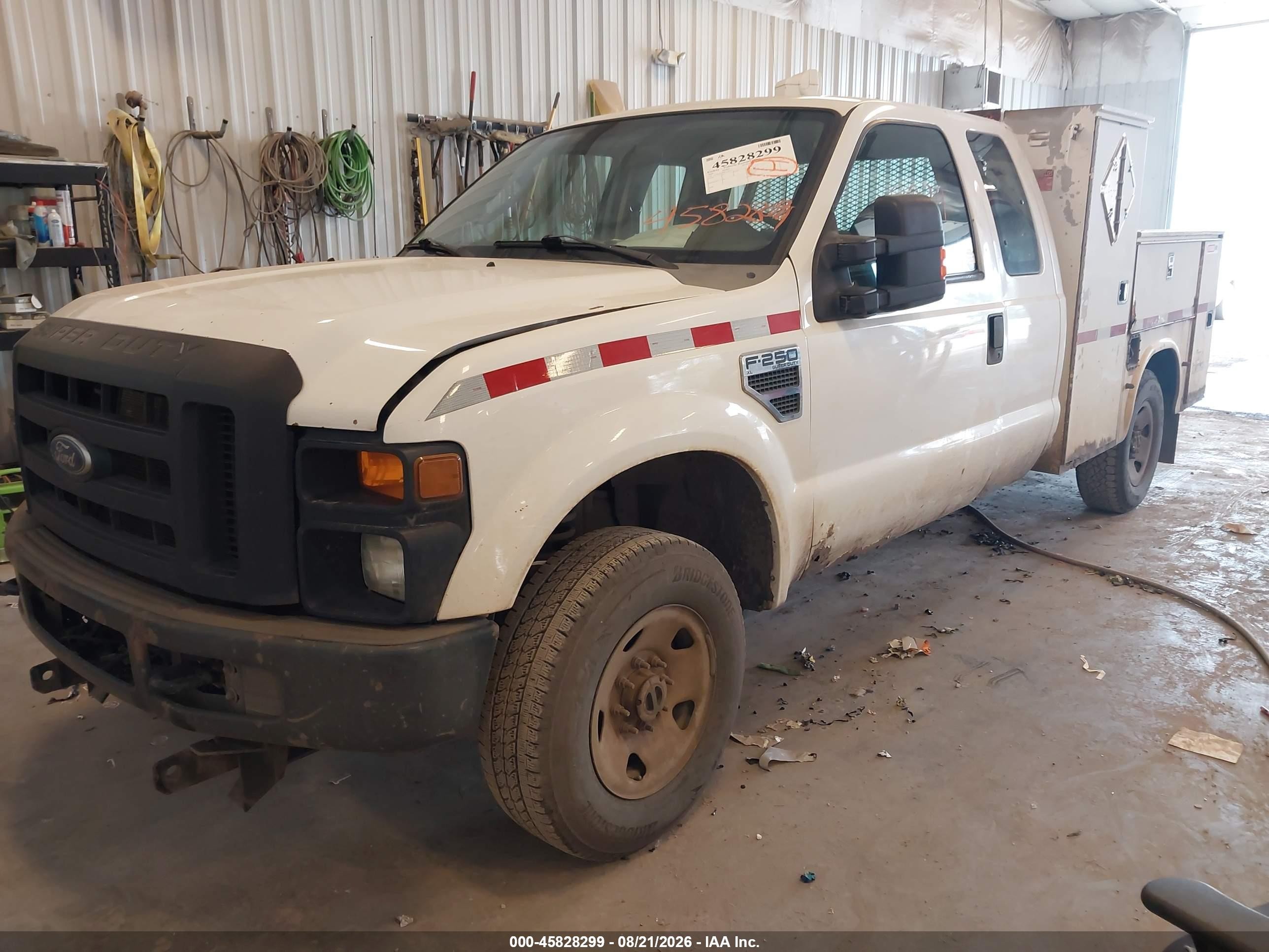 2009 Ford Super Duty F-250 Srw Fx4/lariat/xl/xlt Белый vin: 1FTSX21509EA72536