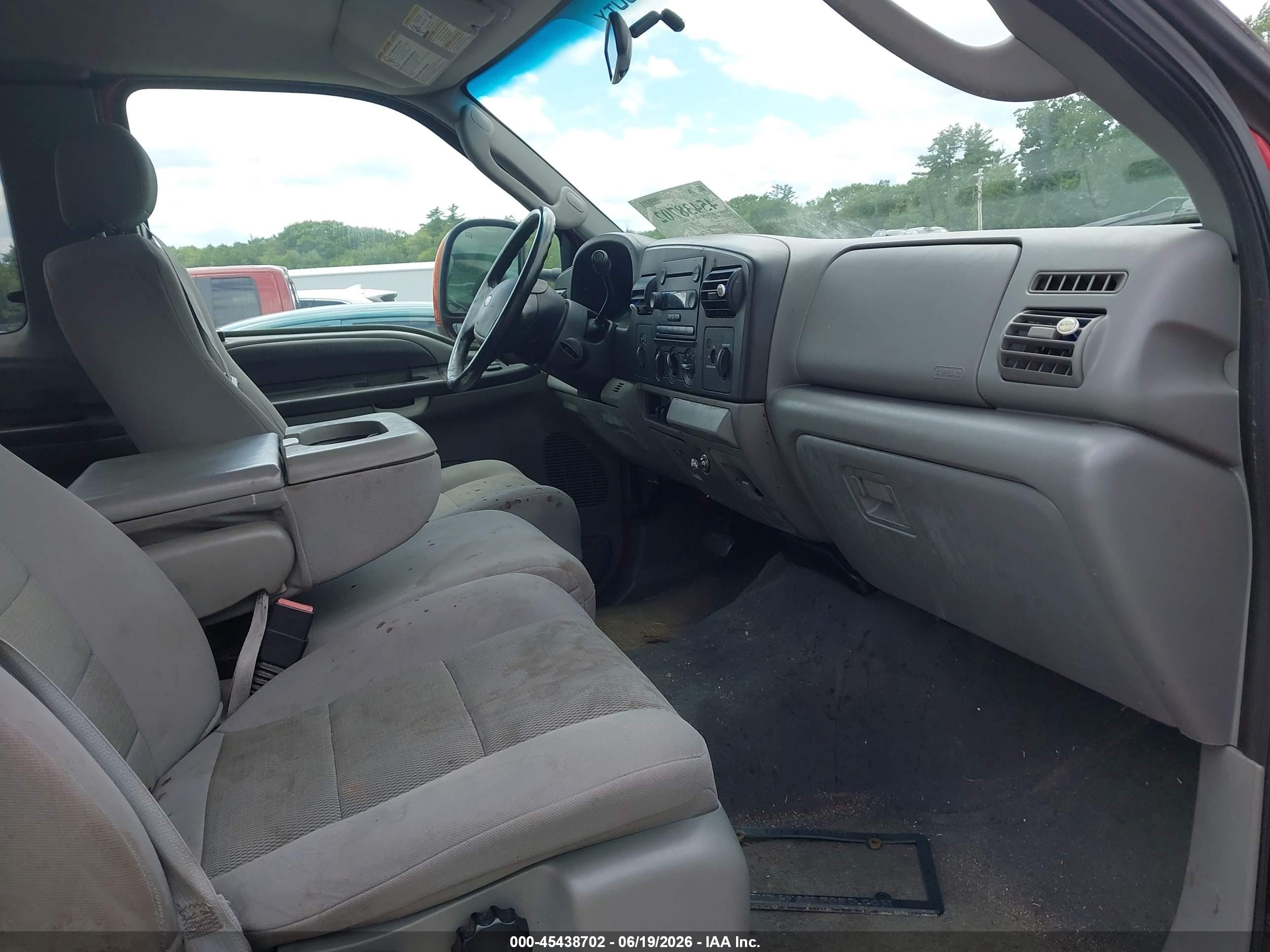 2006 Ford F-250 Lariat/xl/xlt Red vin: 1FTSX21526EA45513