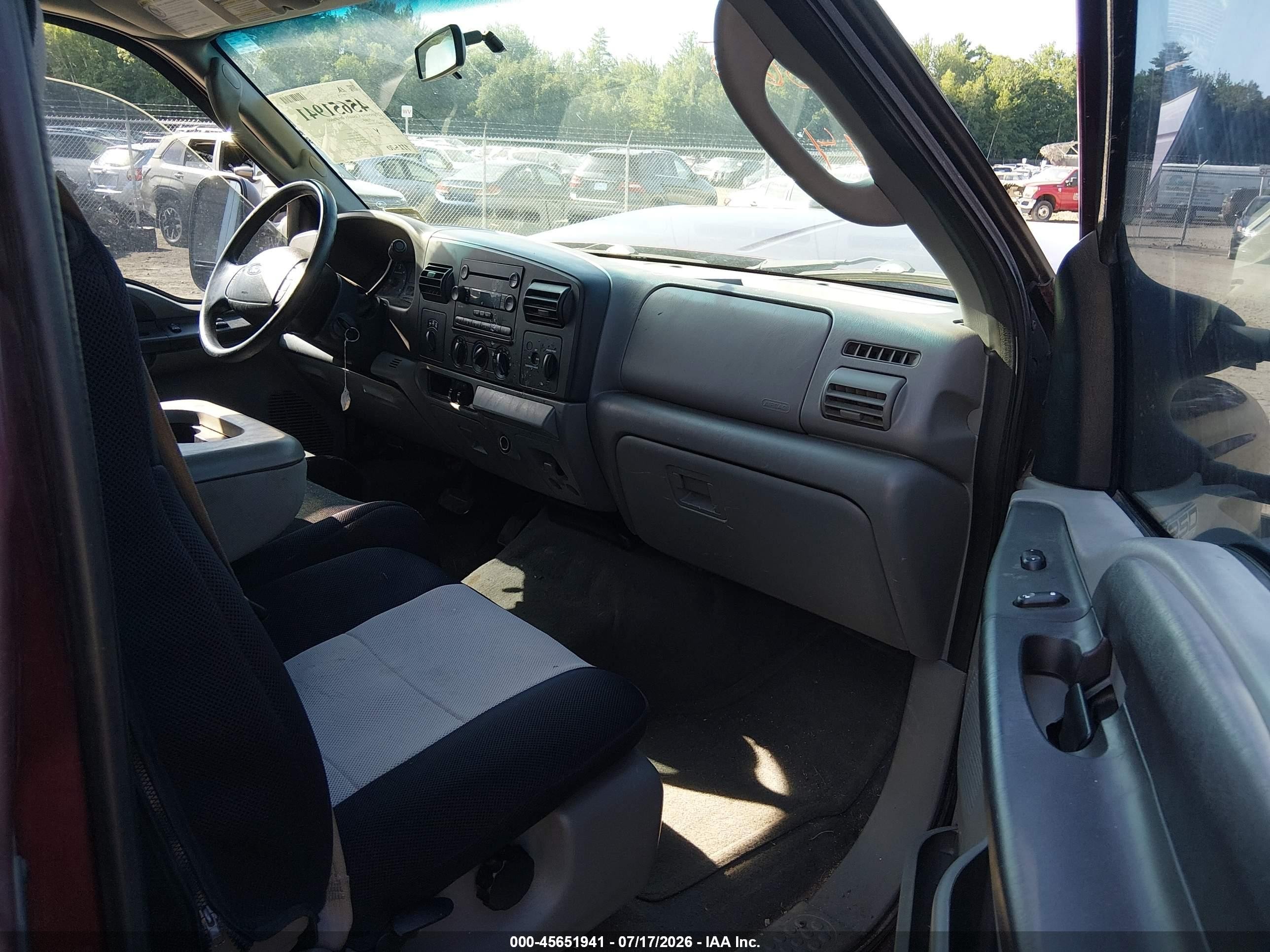 2006 Ford F-250 Lariat/xl/xlt Red vin: 1FTSX21526EB85495