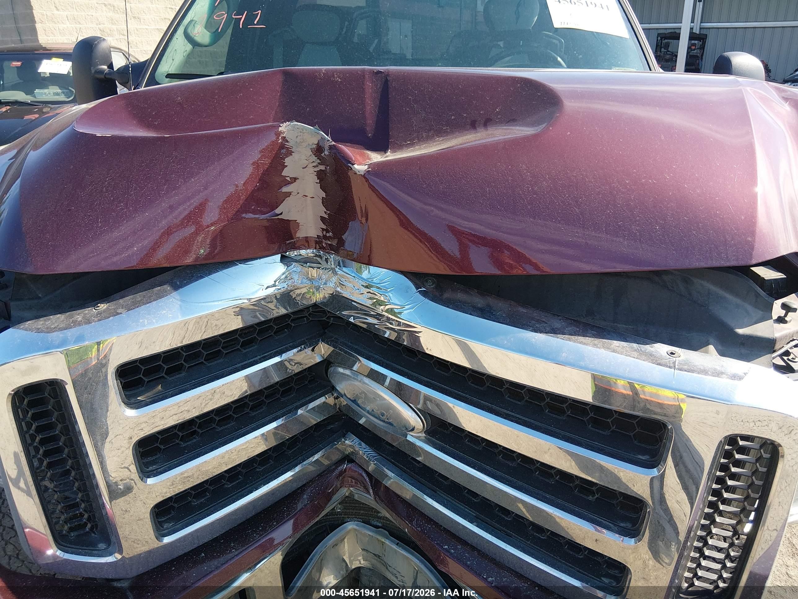 2006 Ford F-250 Lariat/xl/xlt Red vin: 1FTSX21526EB85495