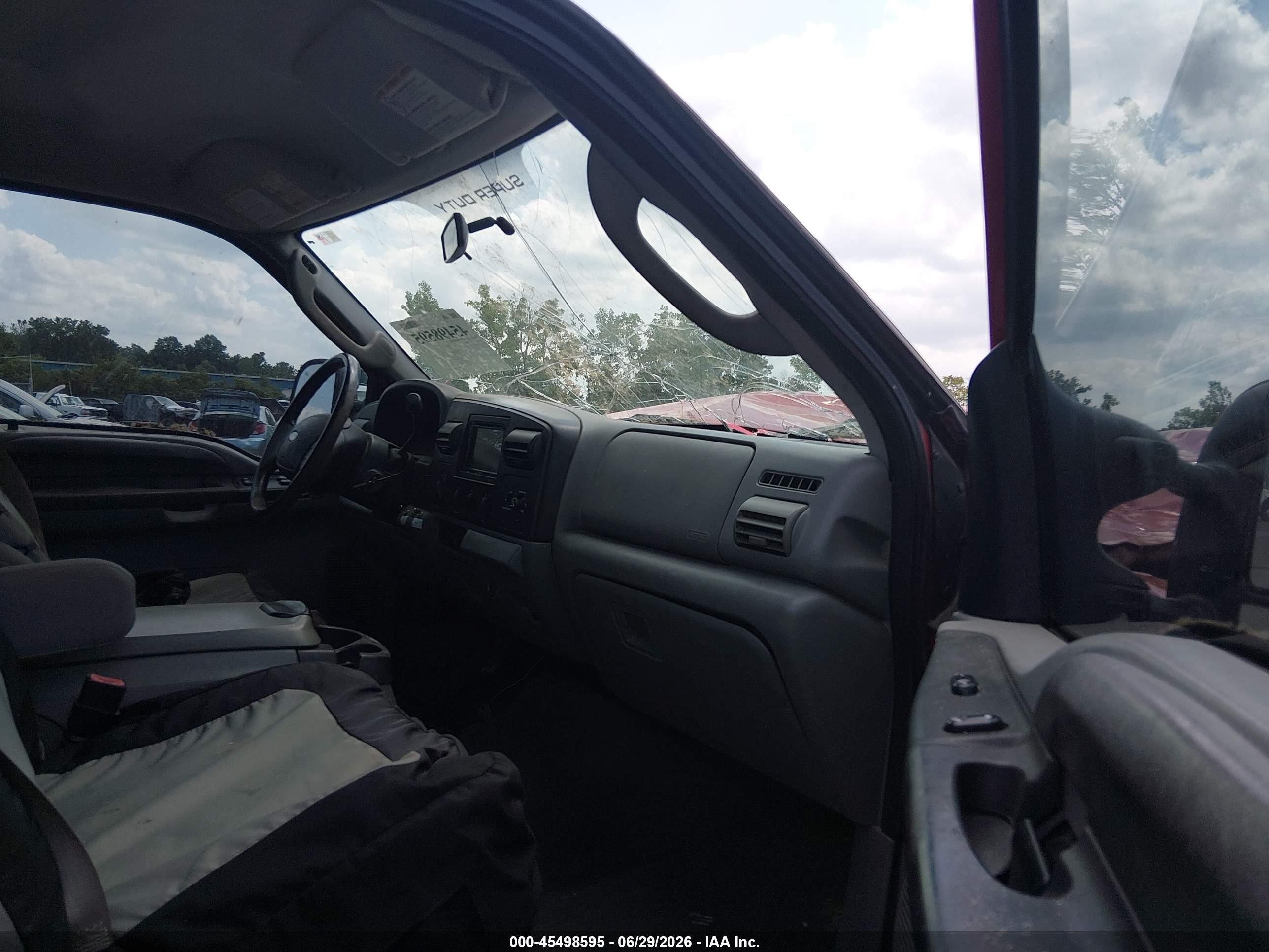 2006 Ford F-250 Lariat/xl/xlt Red vin: 1FTSX21526EC09021