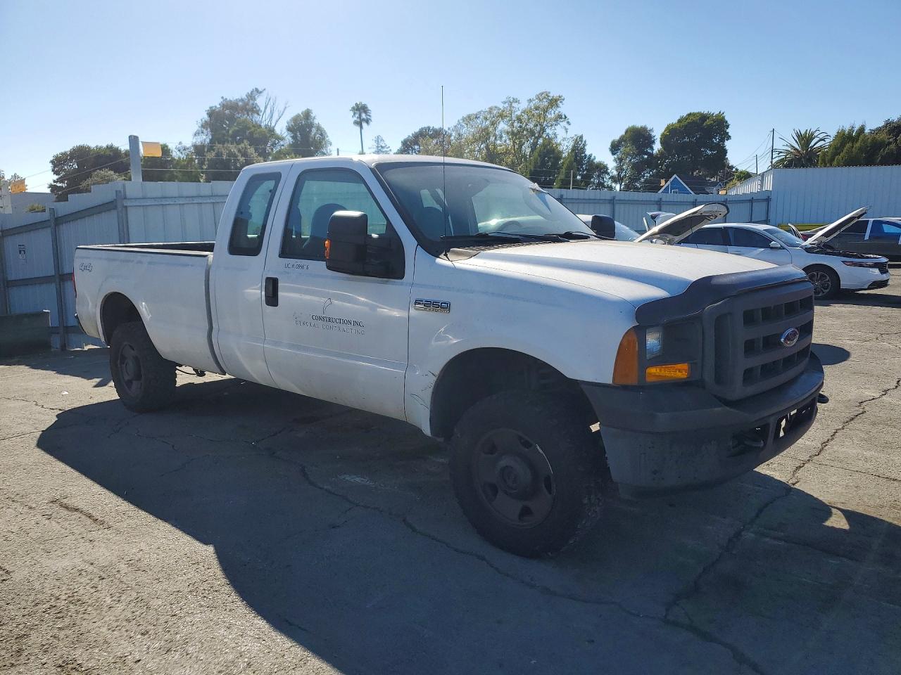 2006 Ford F250 Super Duty Белый vin: 1FTSX21526ED59517