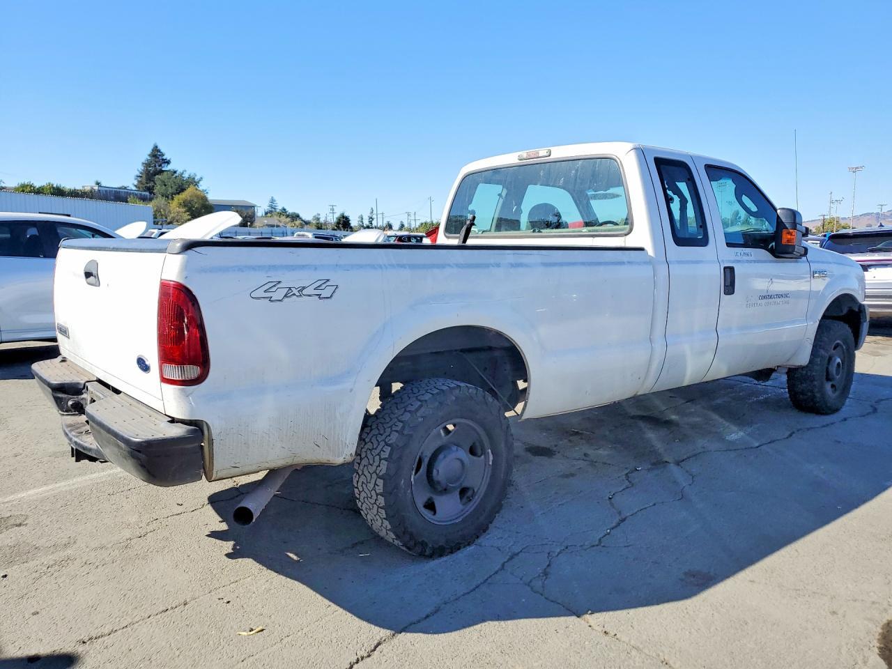 2006 Ford F250 Super Duty Белый vin: 1FTSX21526ED59517