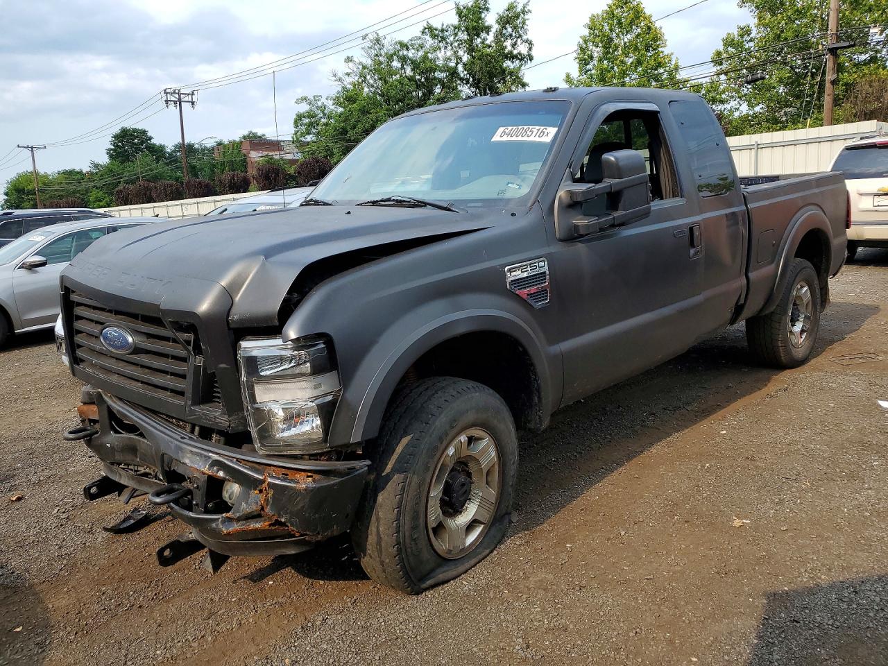 2008 Ford F250 Super Duty Black vin: 1FTSX21528EA51122