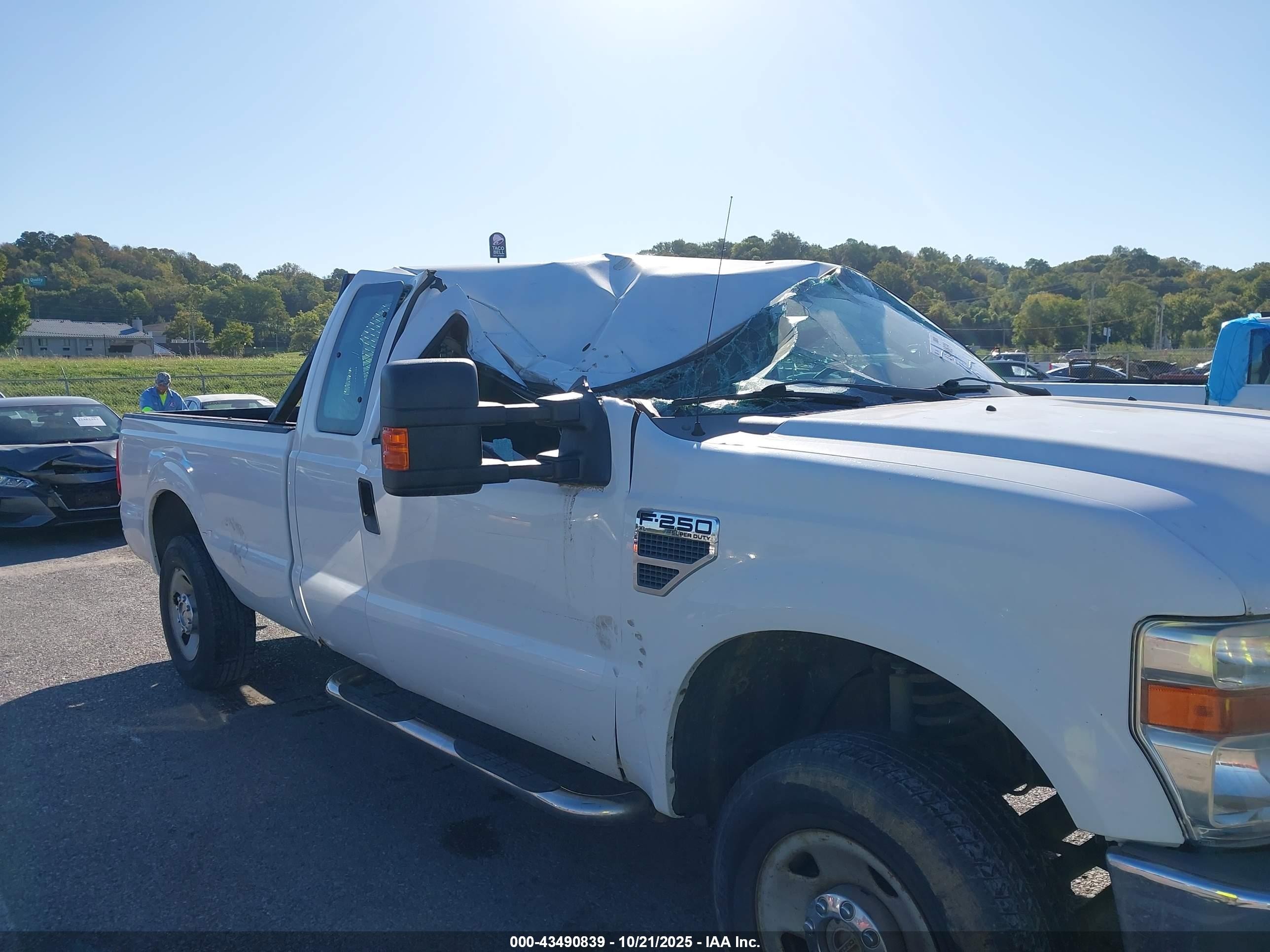 2009 Ford F-250 Fx4/lariat/xl/xlt White vin: 1FTSX21529EA16663
